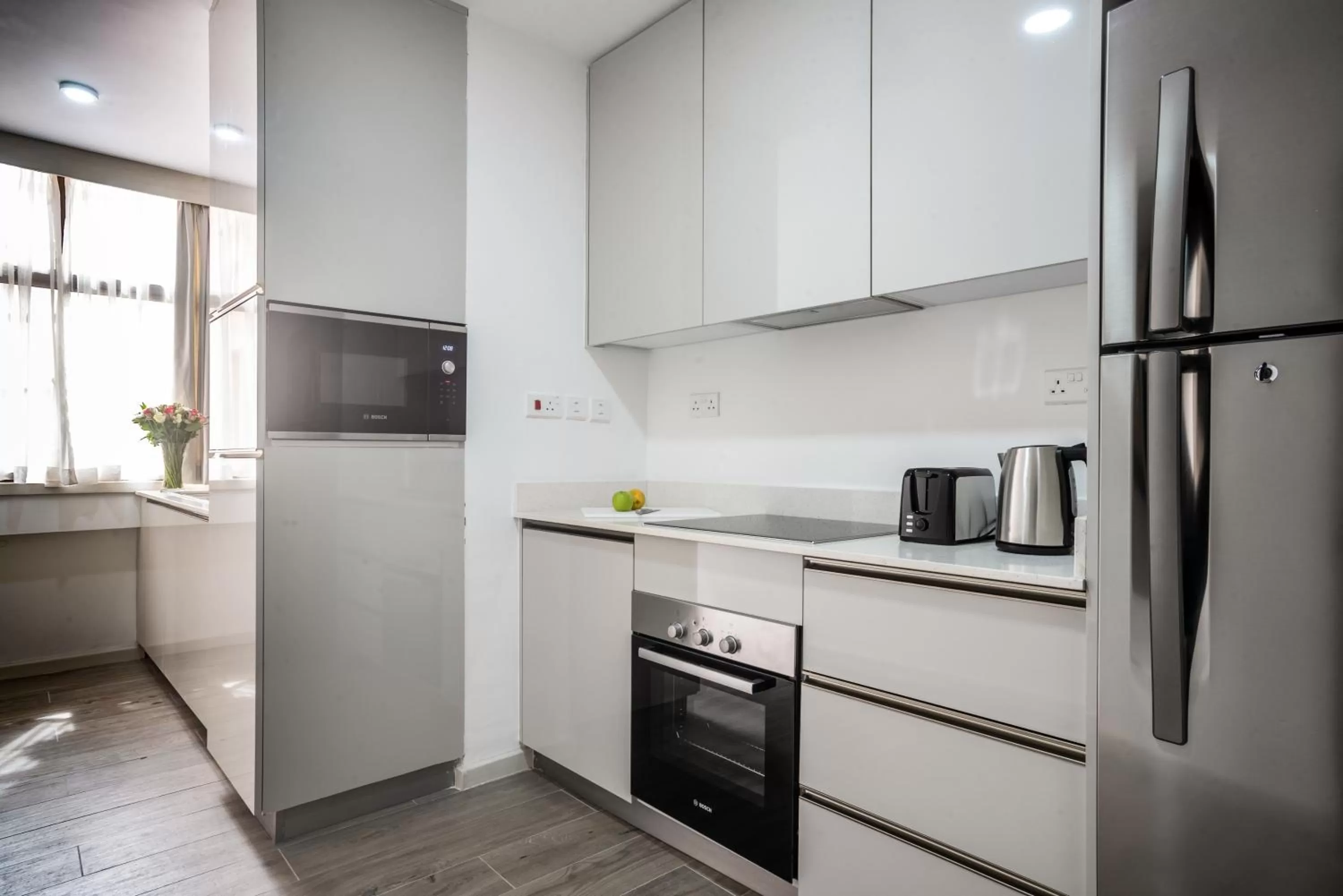 Kitchen or kitchenette in Yaya Hotel & Apartments