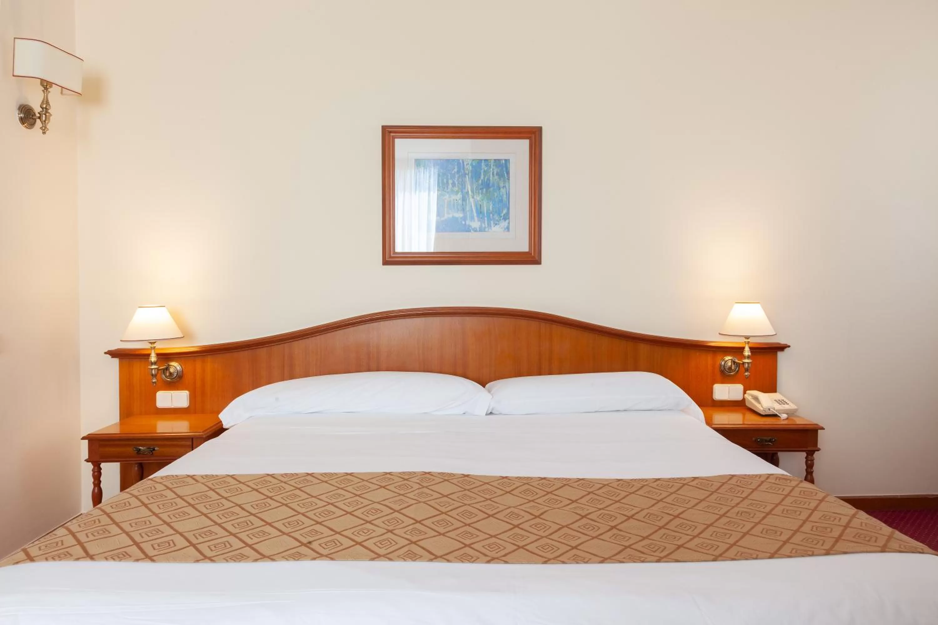 Bedroom, Bed in Hotel Hoyuela