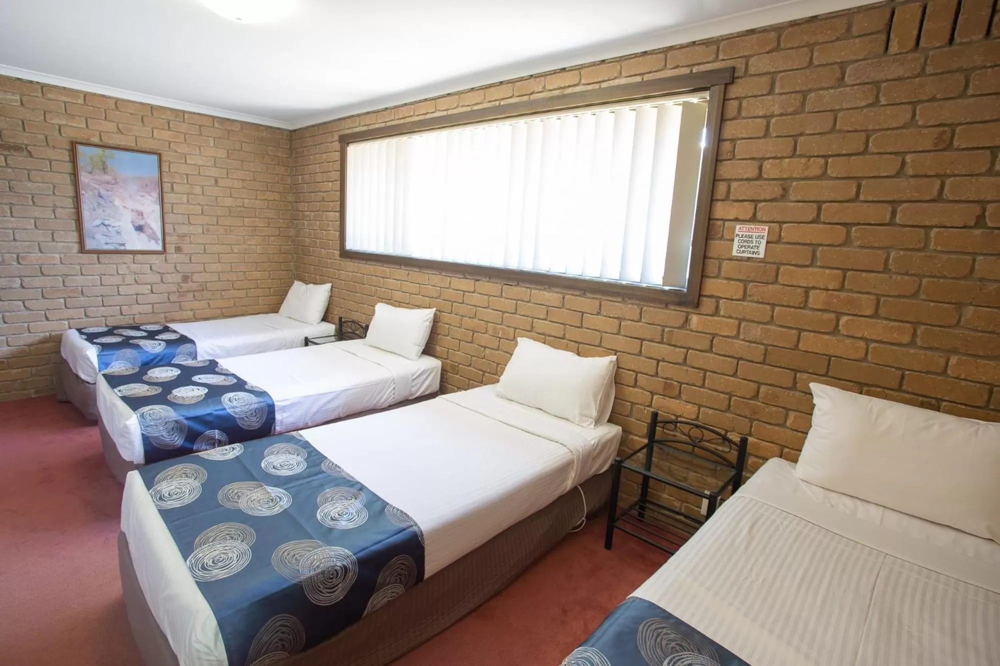 Bed in Goldfields Motel