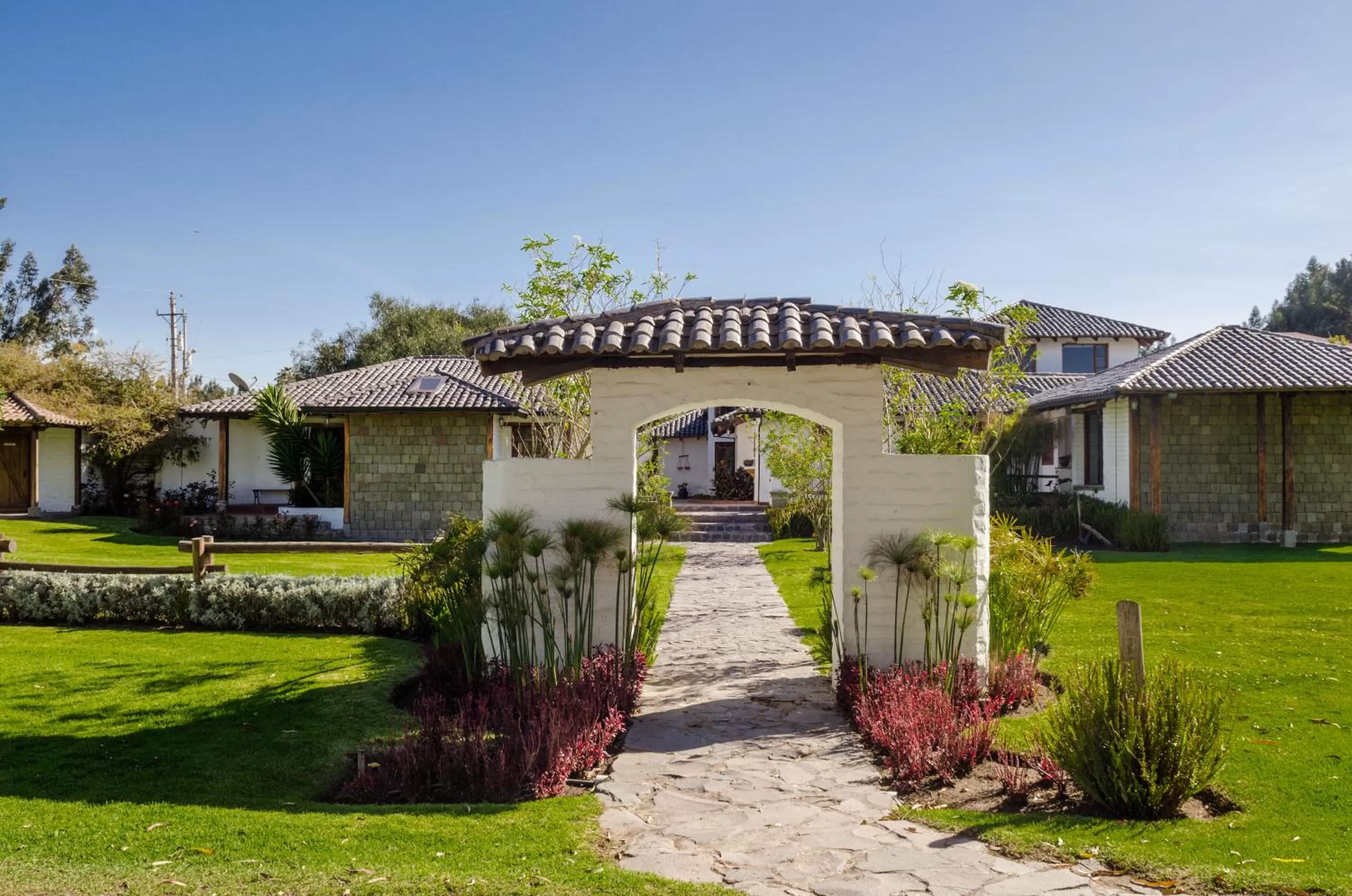 Garden in Hotel Hacienda Abraspungo