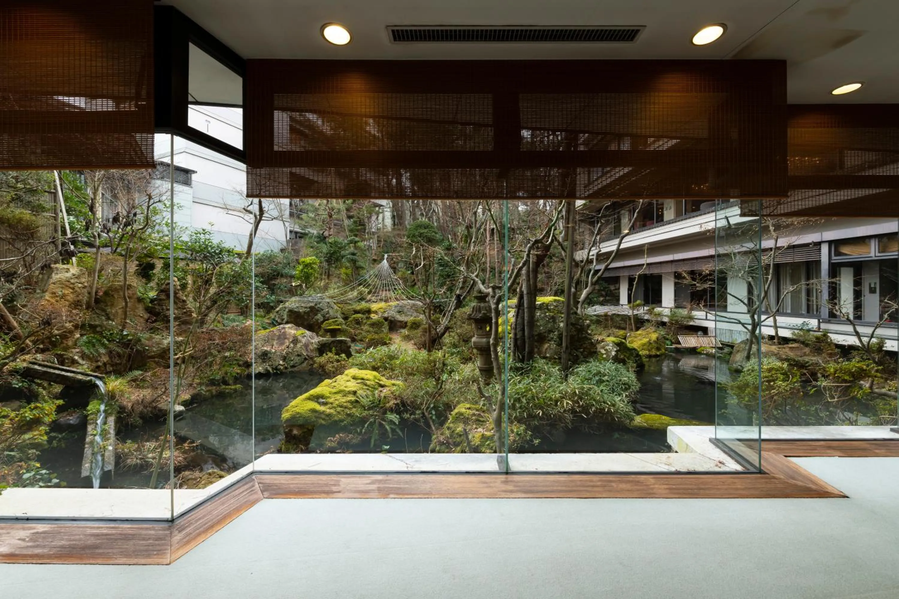 Garden in Senkeien Tsukioka Hotel