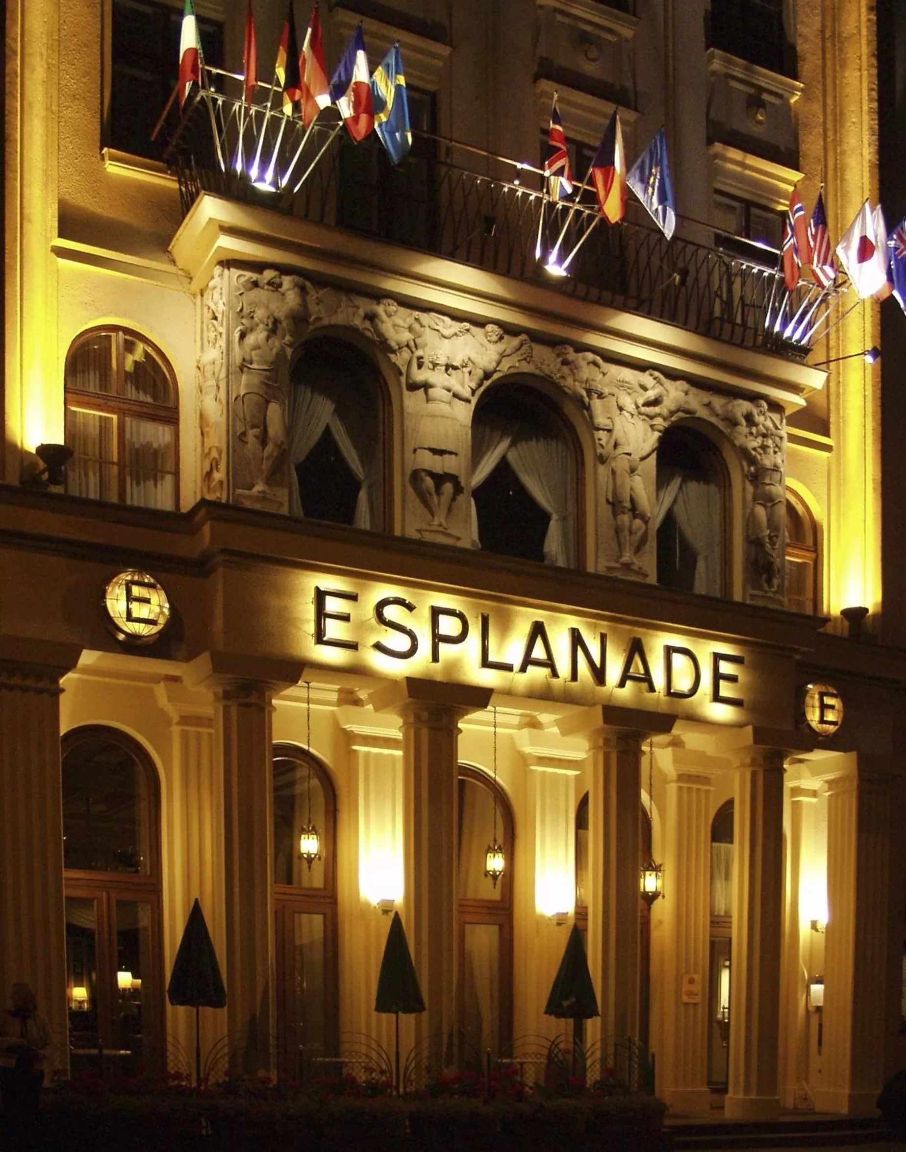 Facade/entrance in Esplanade Hotel Prague