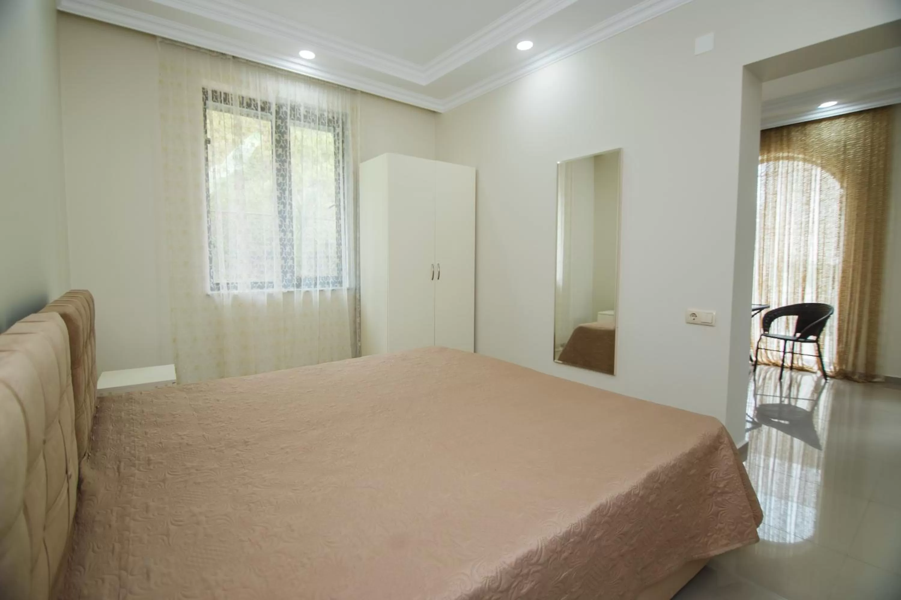 Bed in House at the Sea