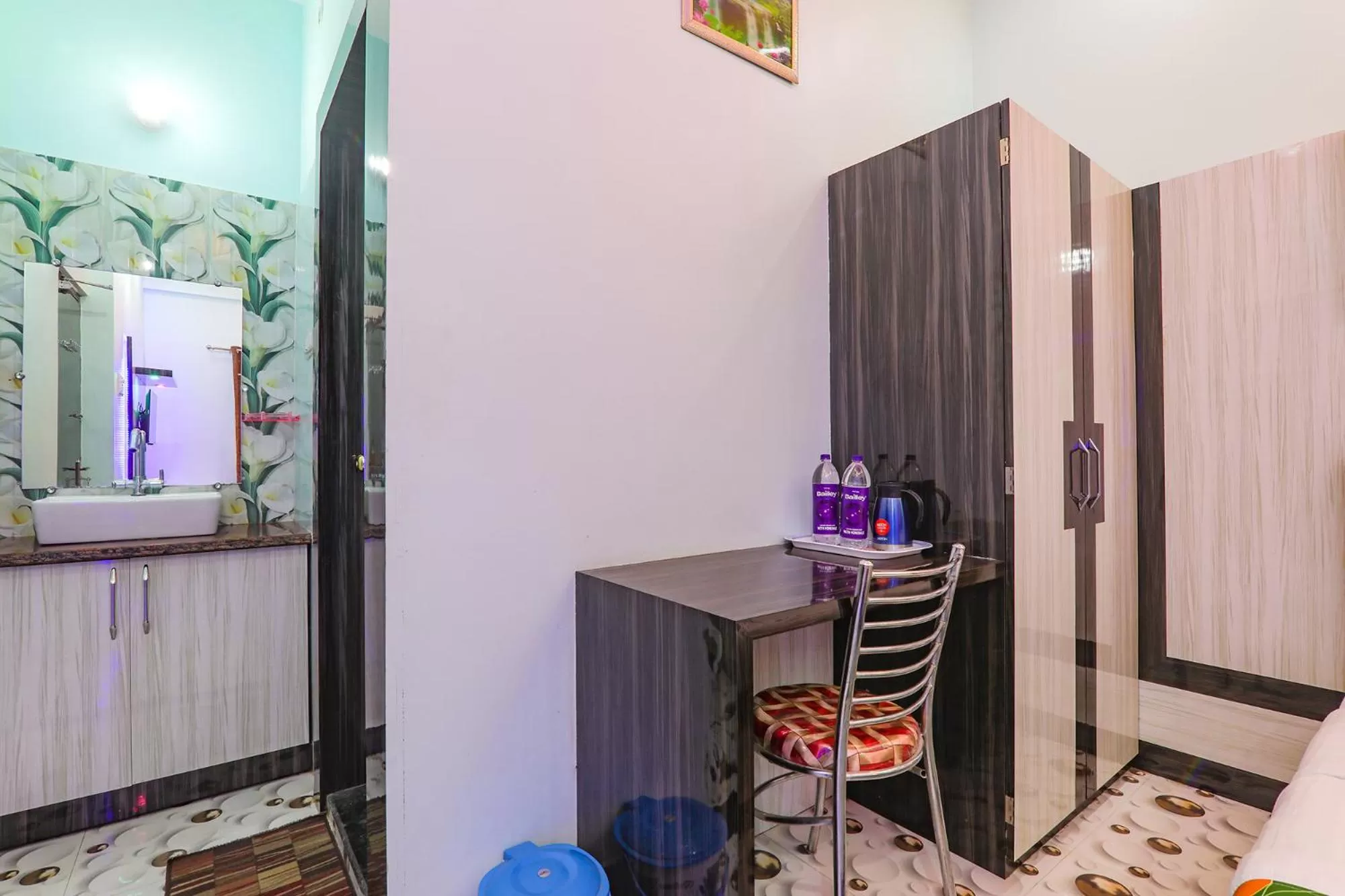 Bed in FabHotel Lumbini International