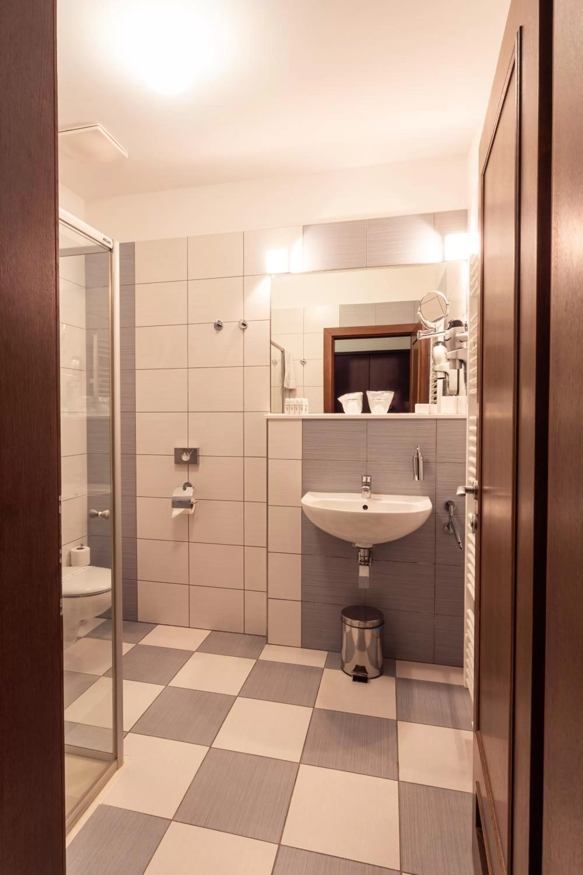 Shower, Bathroom in Hotel Studanka