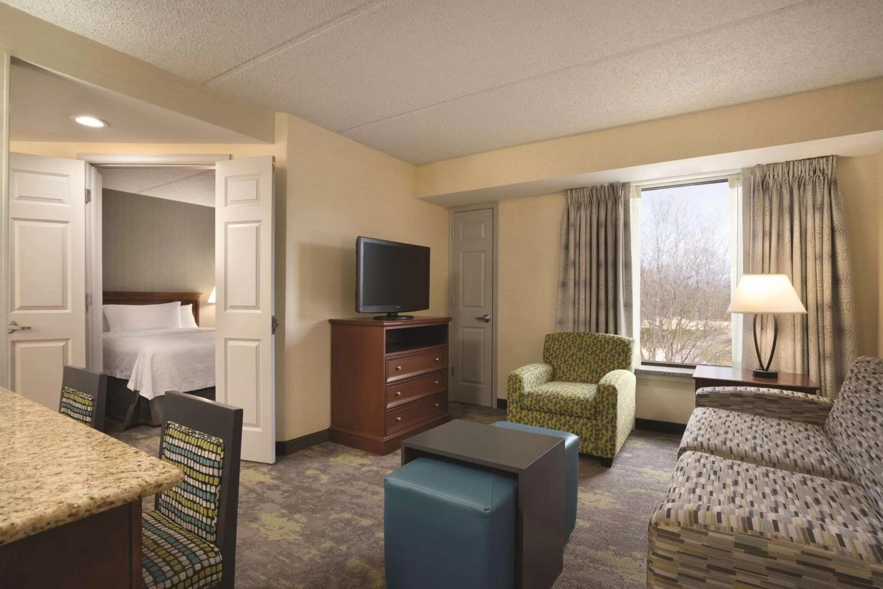 Bedroom, Bed in Homewood Suites Williamsburg