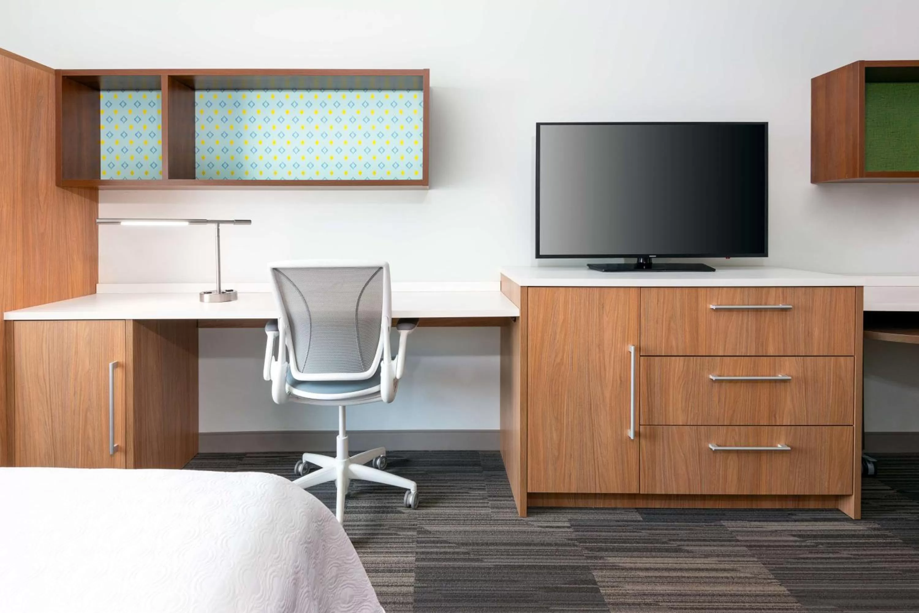 Bedroom, Bed in Home2 Suites By Hilton Tampa Downtown Channel District