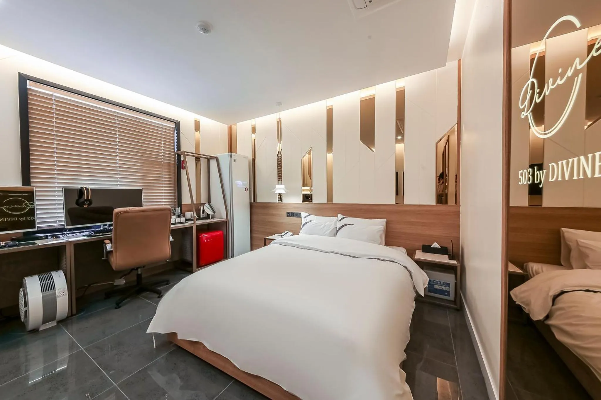 Bed in Suncheon Divine Hotel