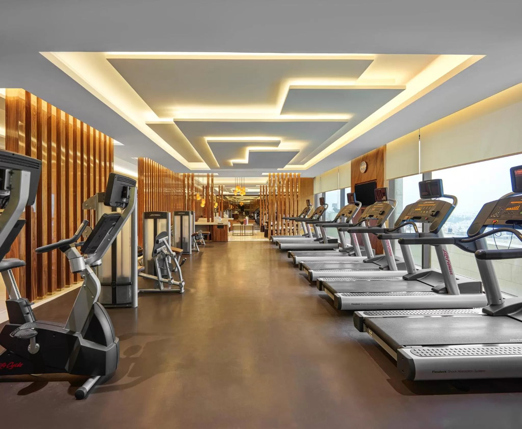 Fitness centre/facilities in Fairmont Amman