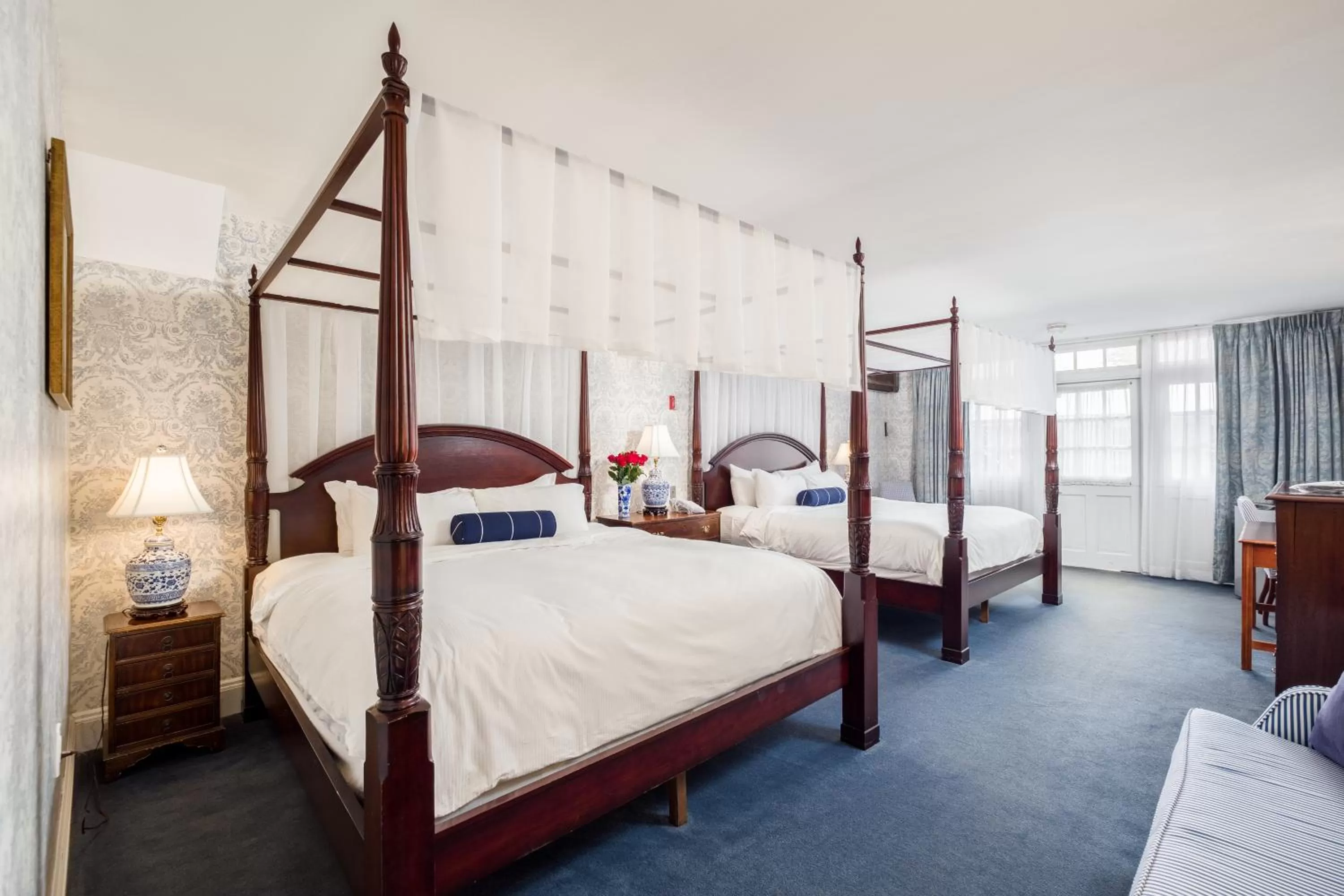 Bed in Simsbury 1820 House