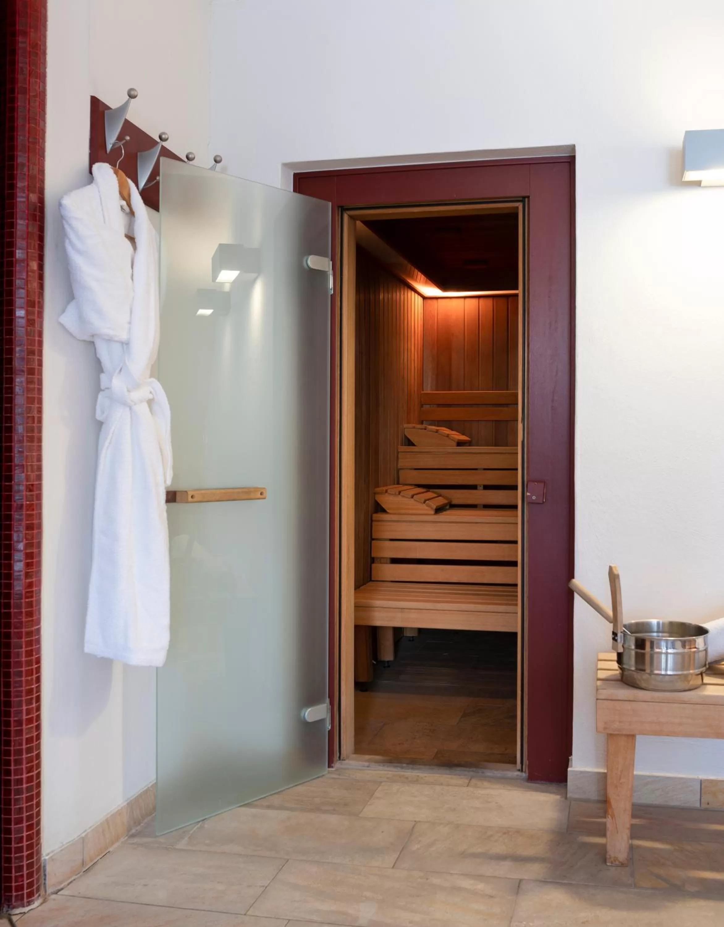 Sauna in Landhotel 3Kronen