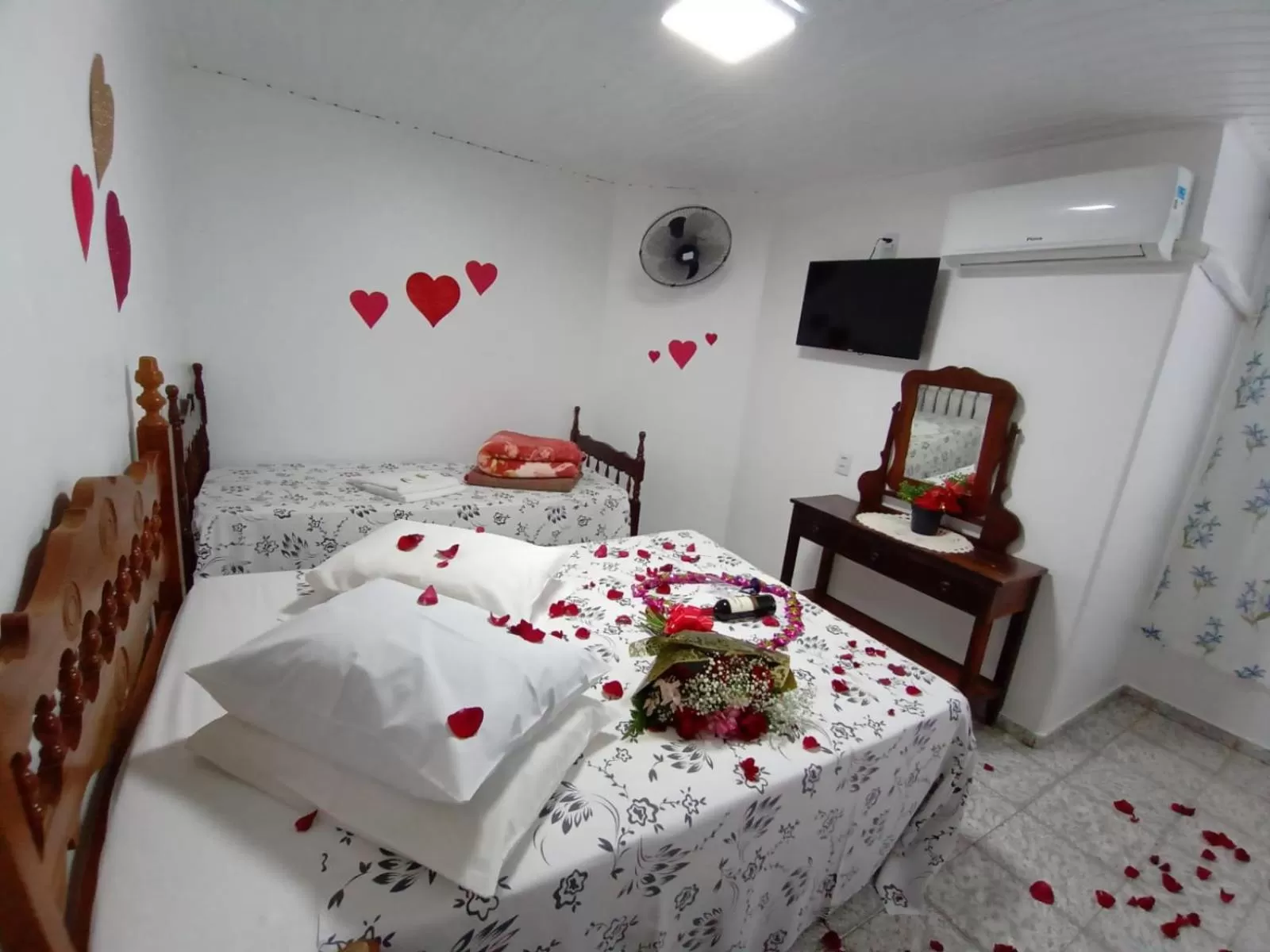 Bed in Pousada Alvorada Brotas - e agendamento das atividades turísticas