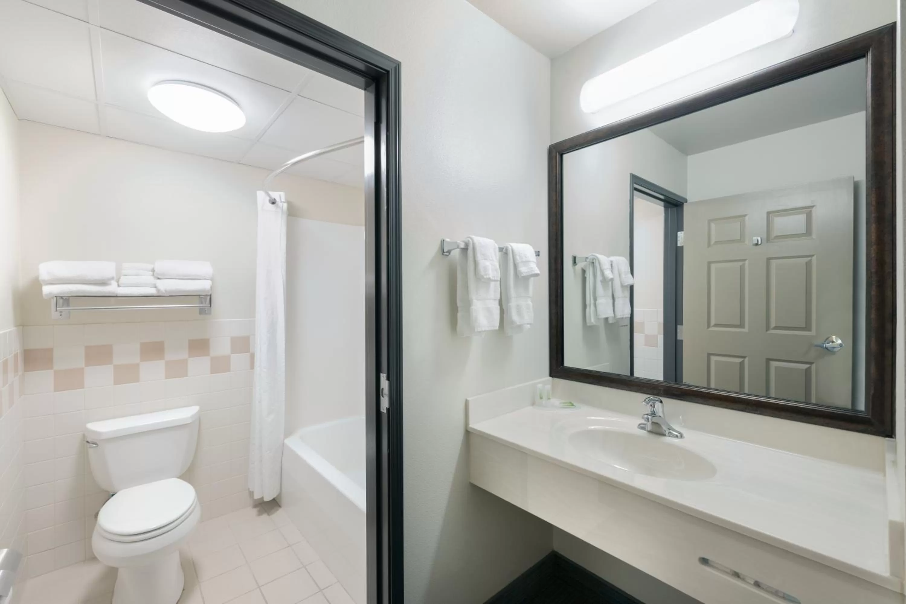 Bathroom in AmericInn by Wyndham Havre