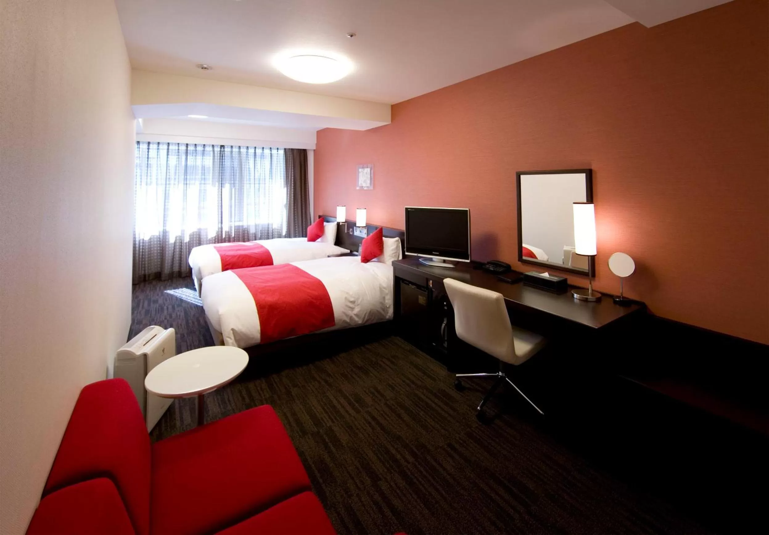 Photo of the whole room, Bed in Daiwa Roynet Hotel Okayama Ekimae