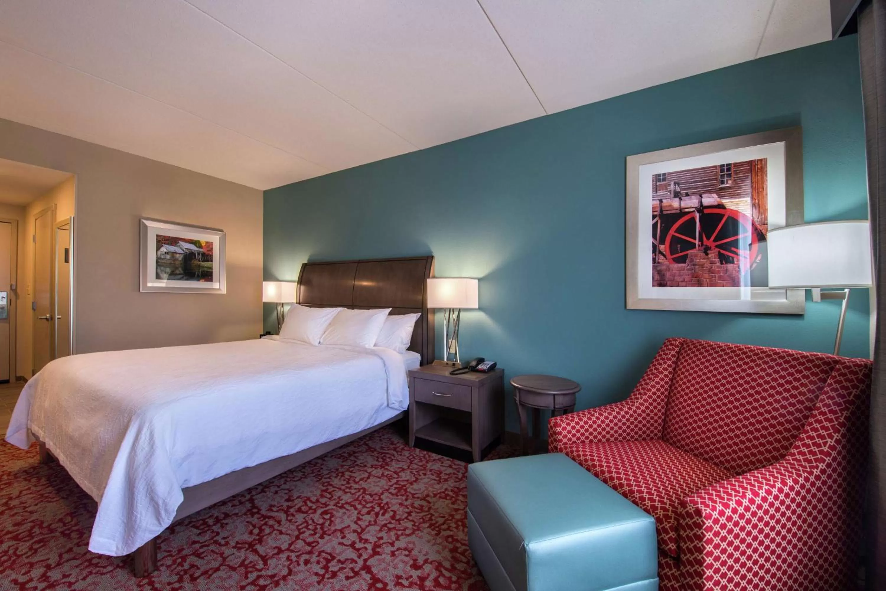 Bed in Hilton Garden Inn Bristol