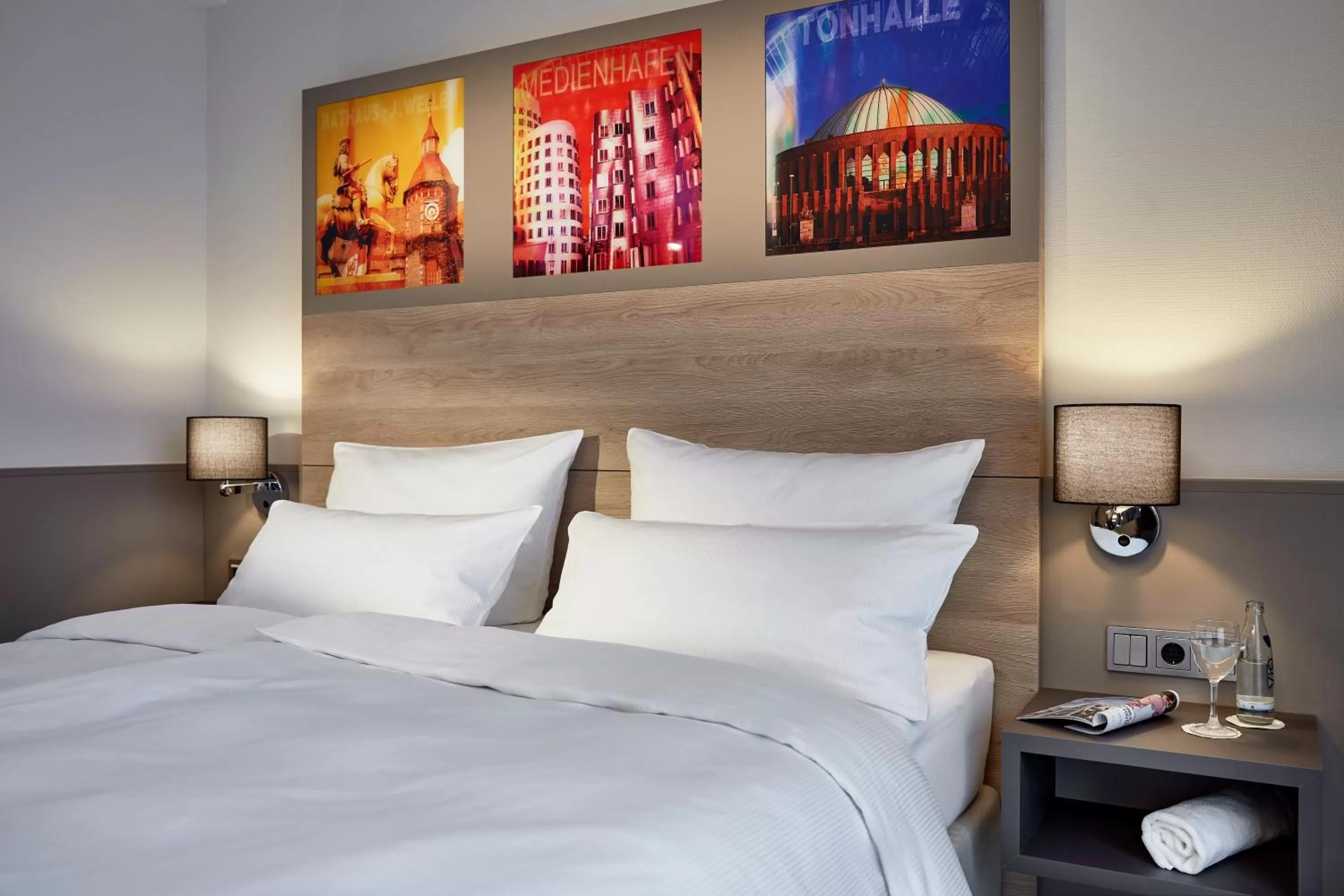 Photo of the whole room, Bed in Lindner Hotel Dusseldorf Airport, part of JdV by Hyatt