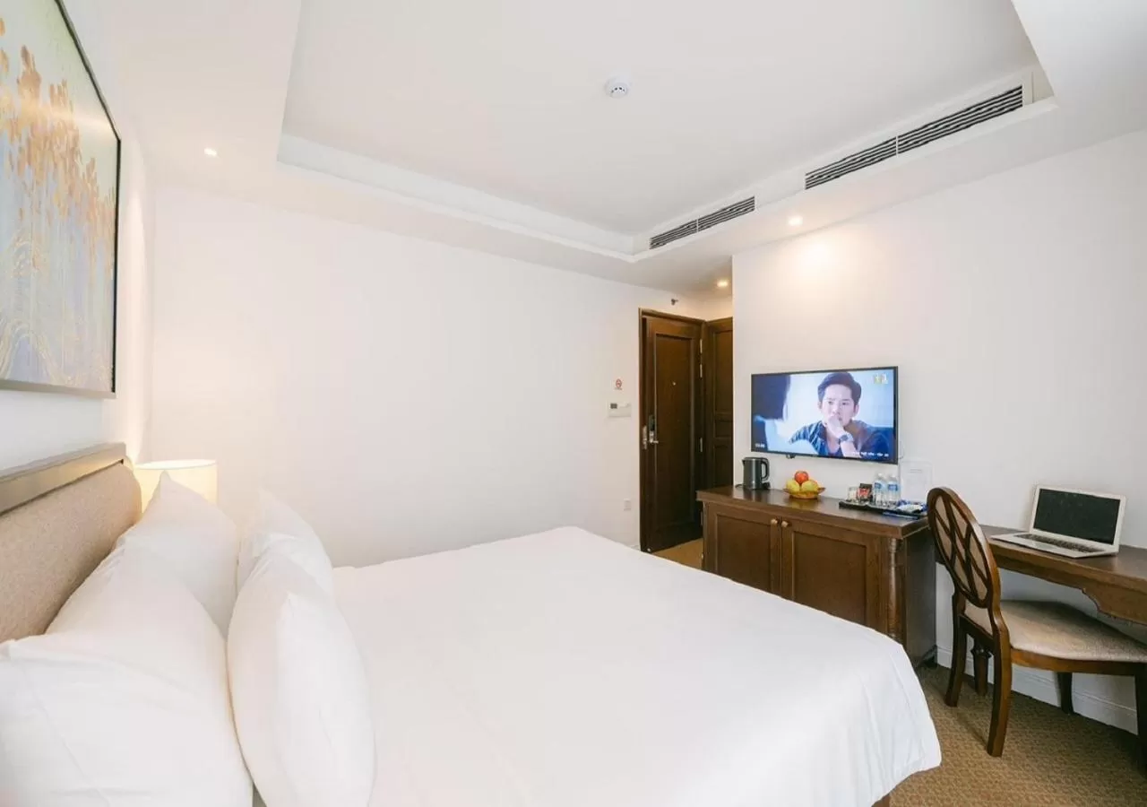 Bed in Marigold Hotel Hanoi