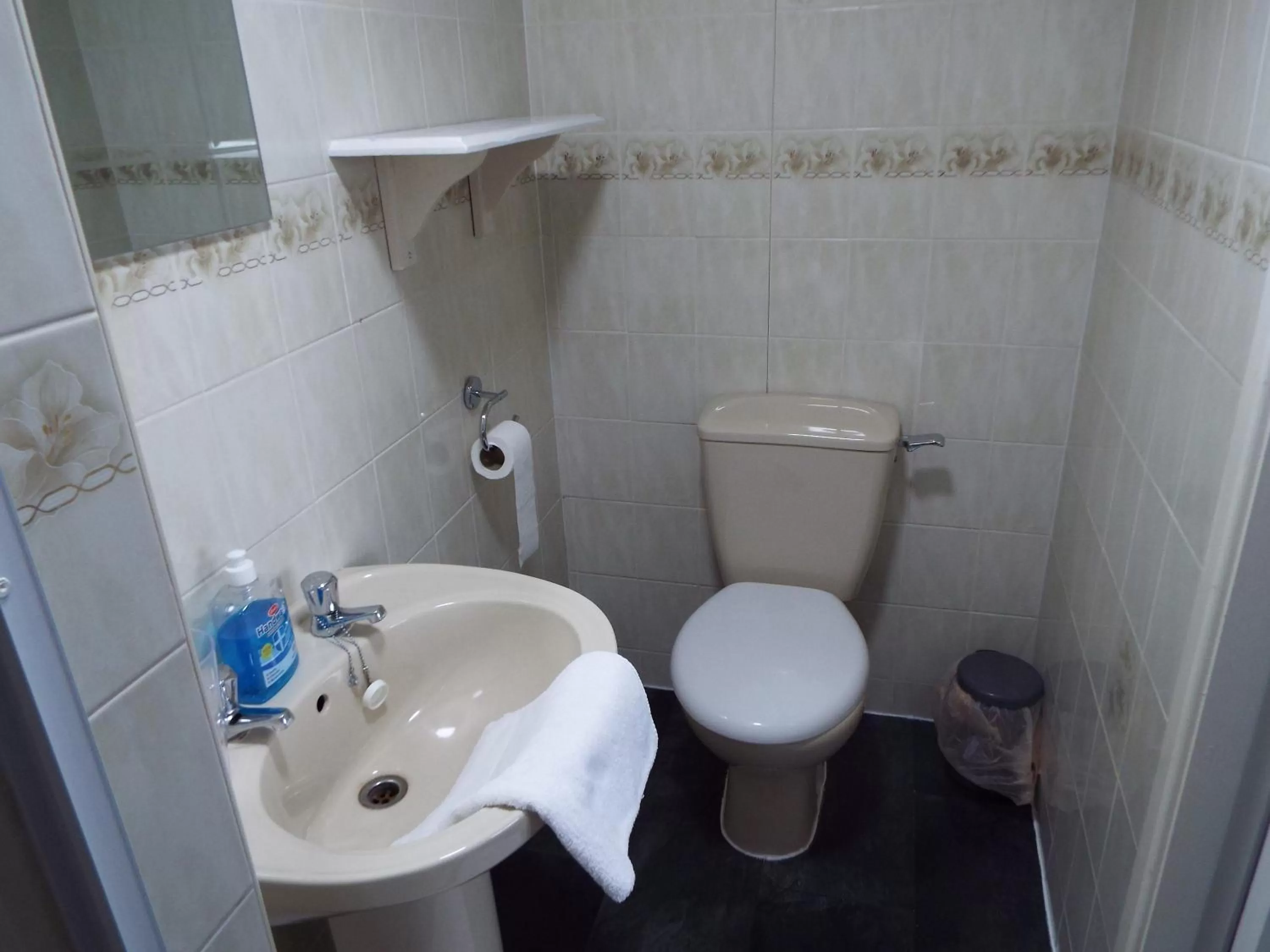 Bathroom in Alfies Hotel