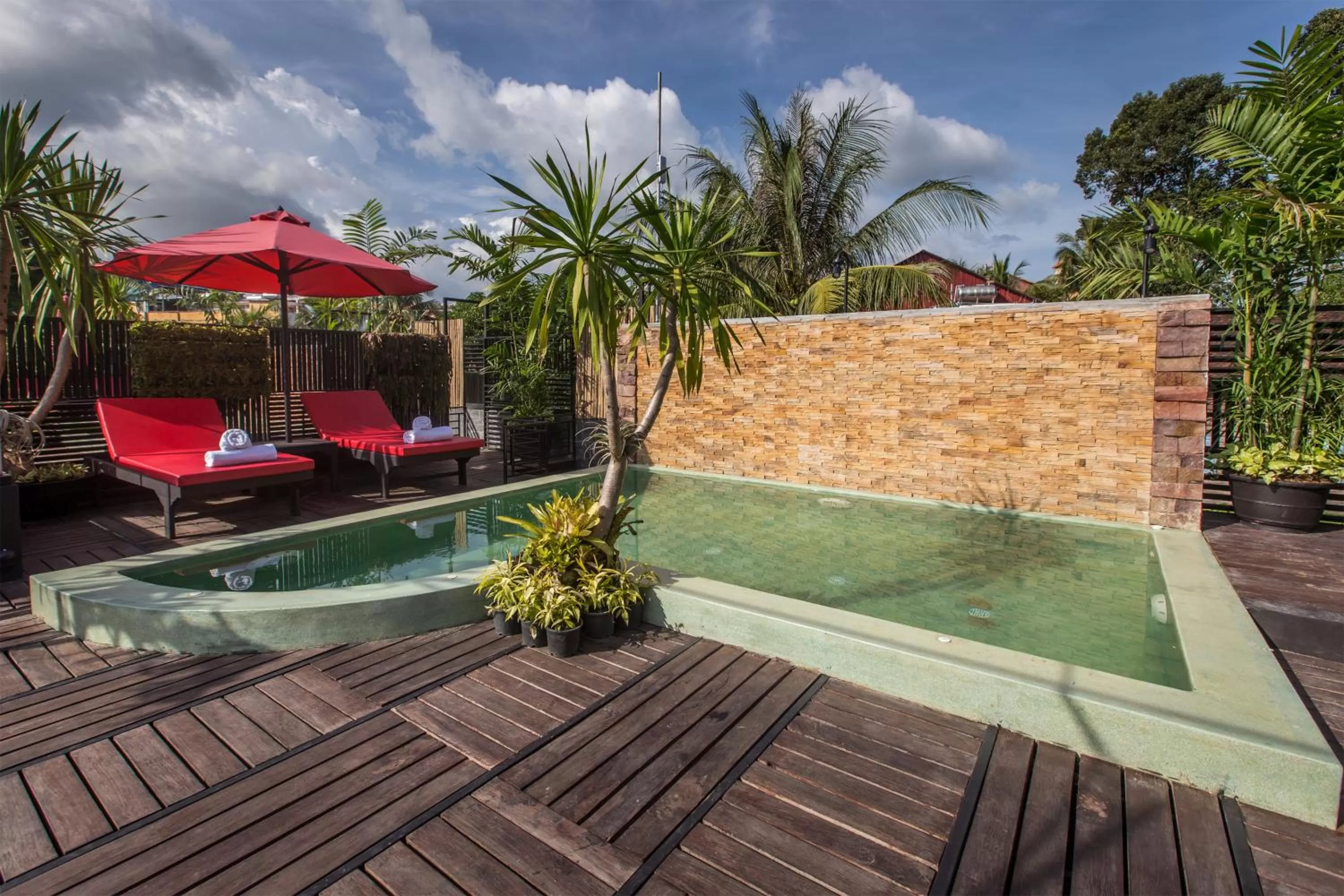 Balcony/Terrace in De Sarann Villa