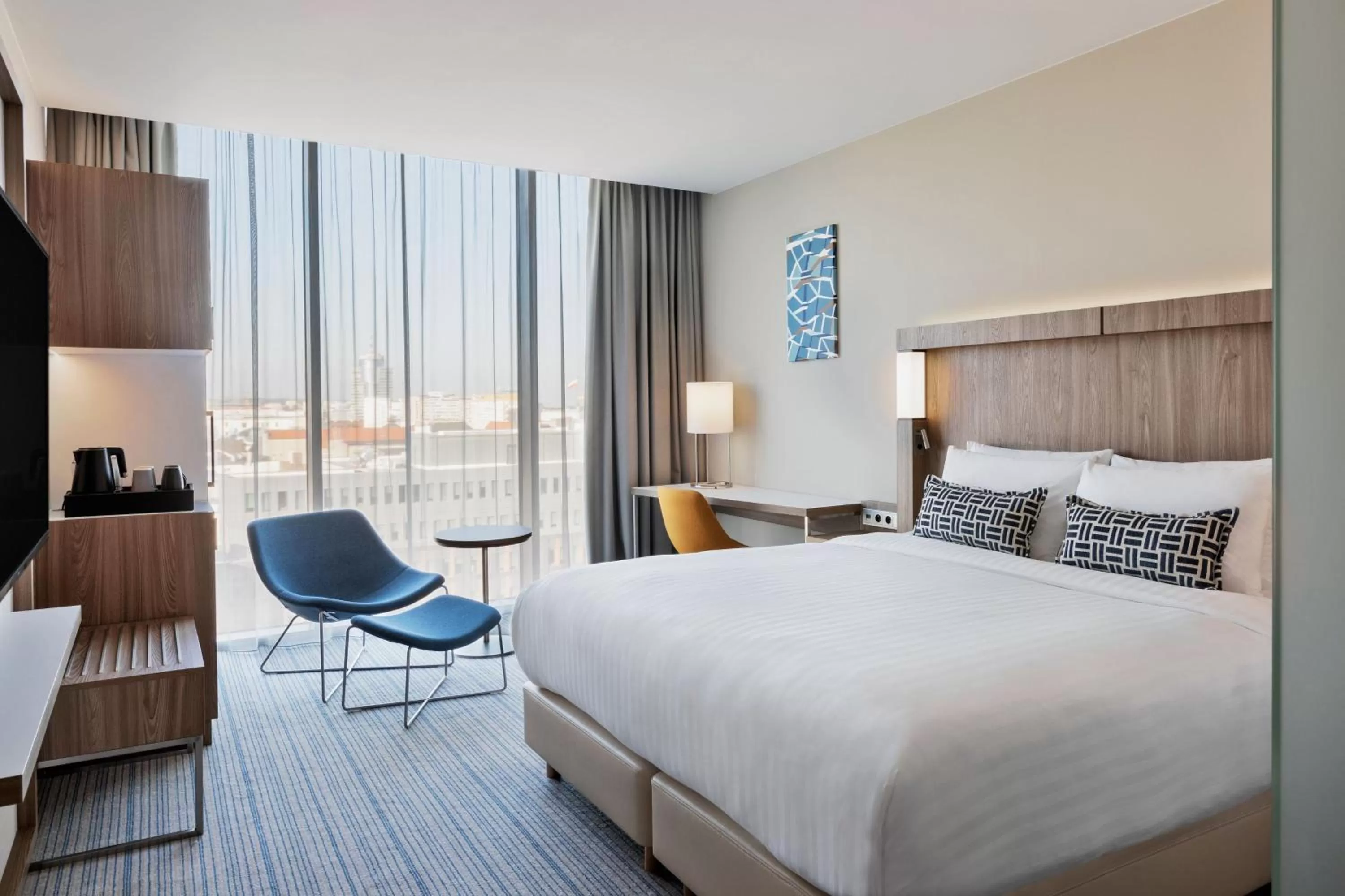 Photo of the whole room, Bed in Courtyard by Marriott Szczecin City