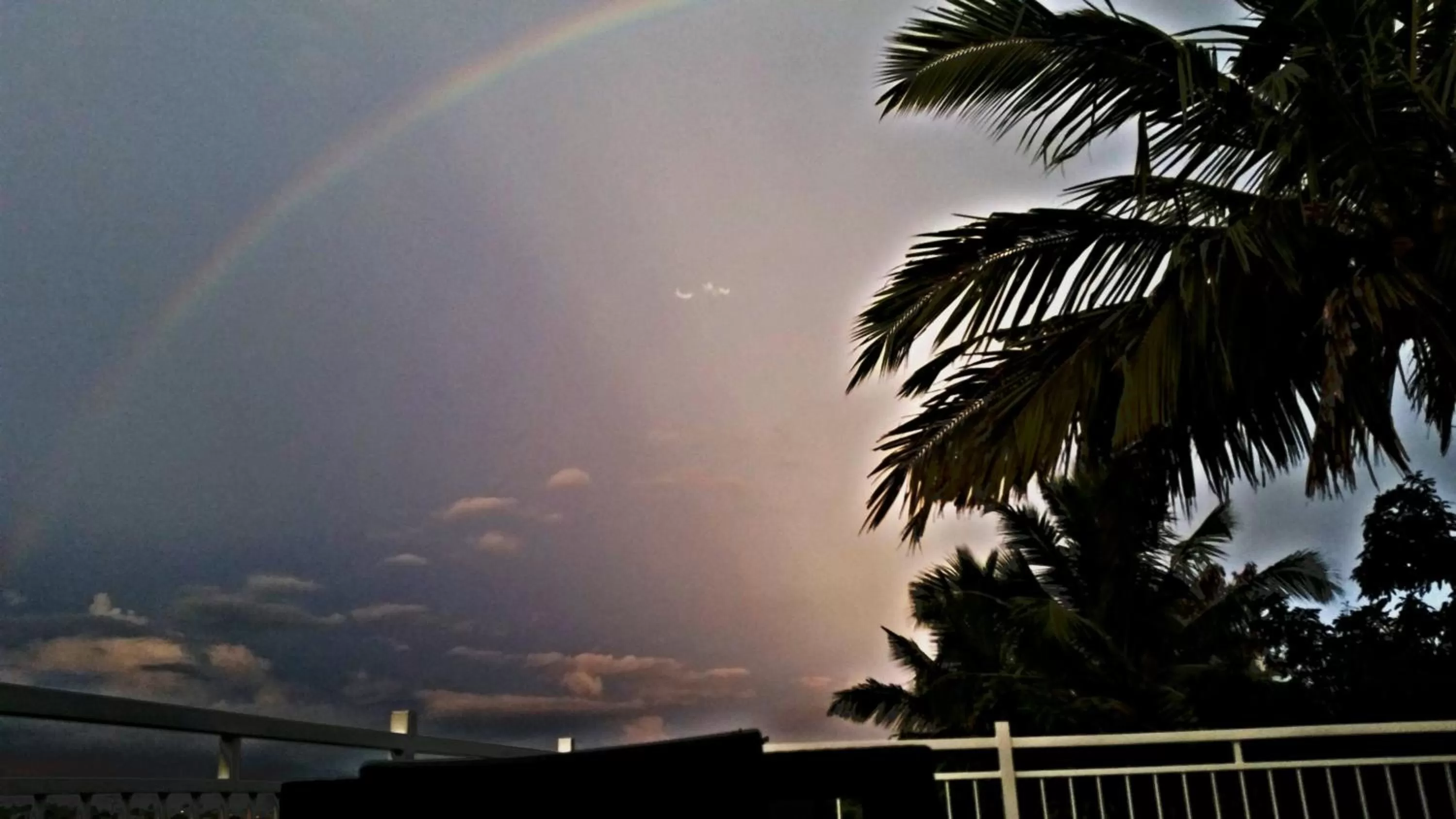 Sunset in Mahaweli View Inn