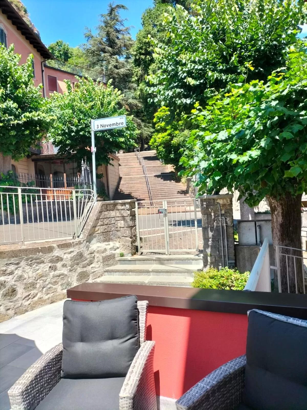 Patio in B&B SASSO DI ROCCA