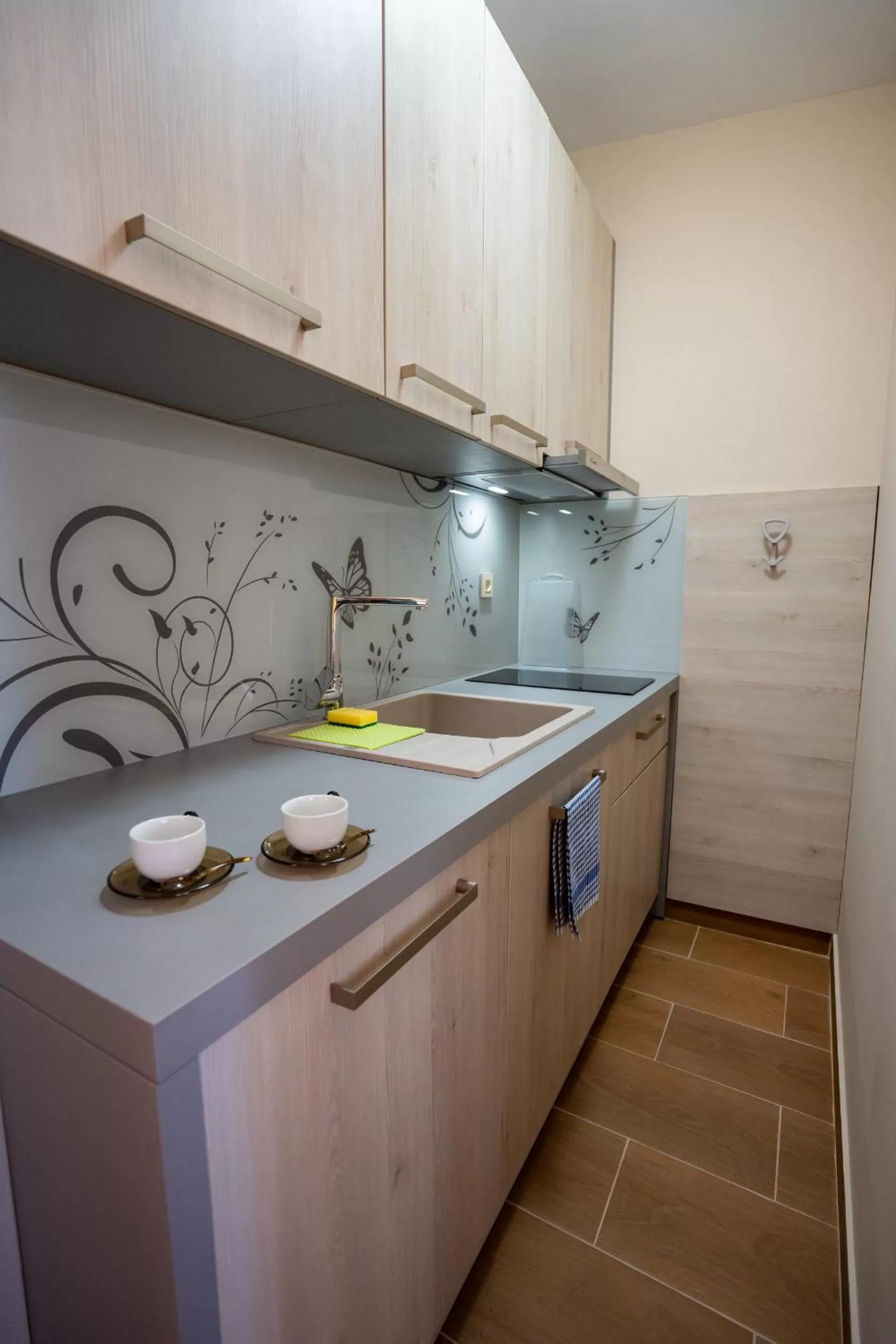 Kitchen or kitchenette in Bed&Breakfast Novalis