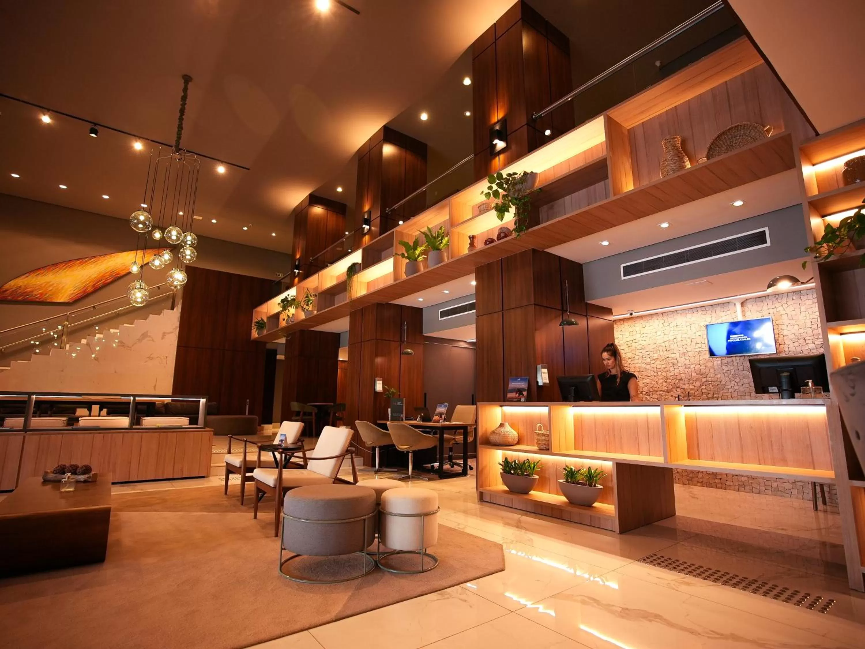 Living room in Grand Mercure Curitiba Rayon