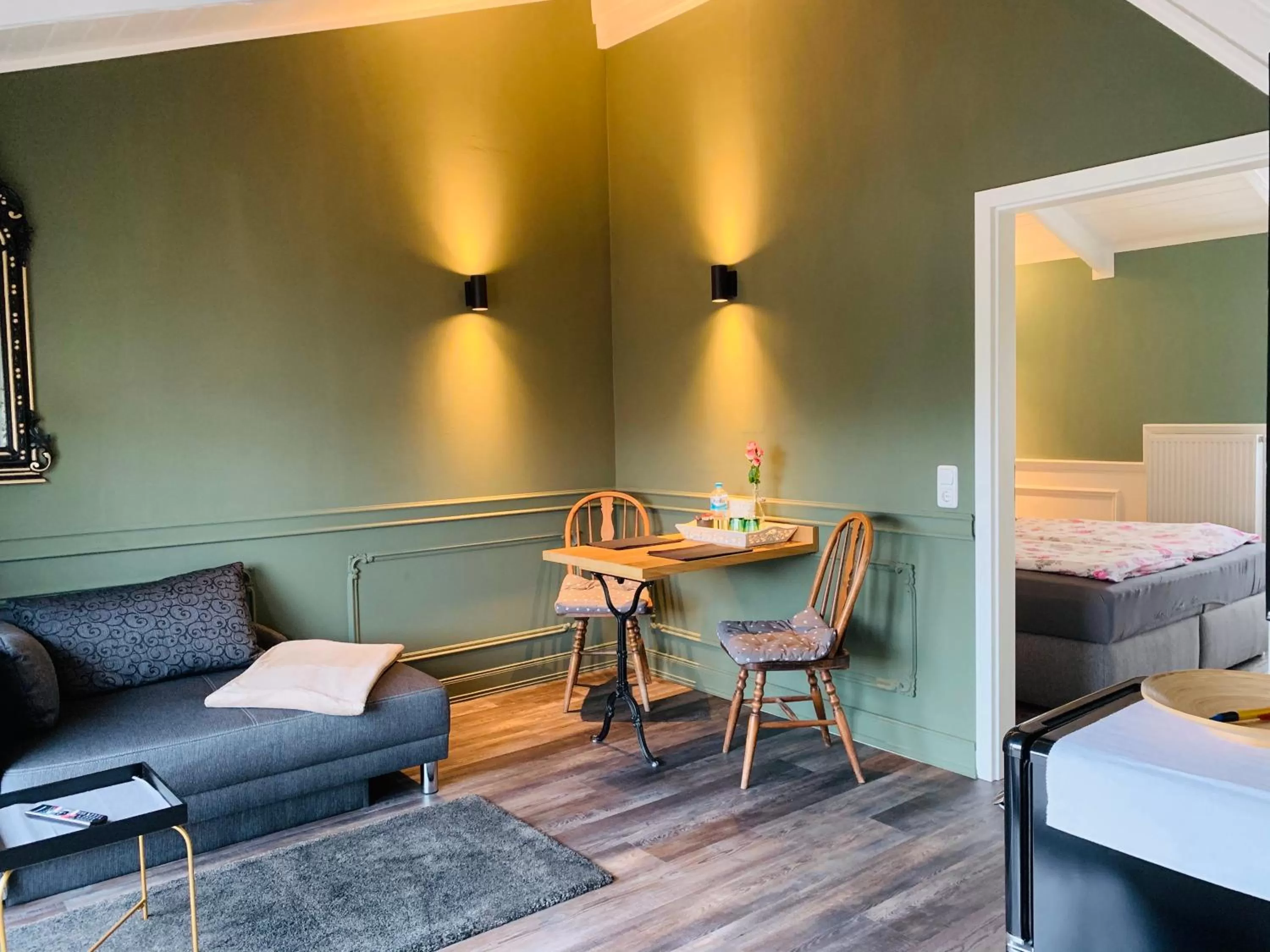 Living room, Seating Area in Rosenhof-Lodge