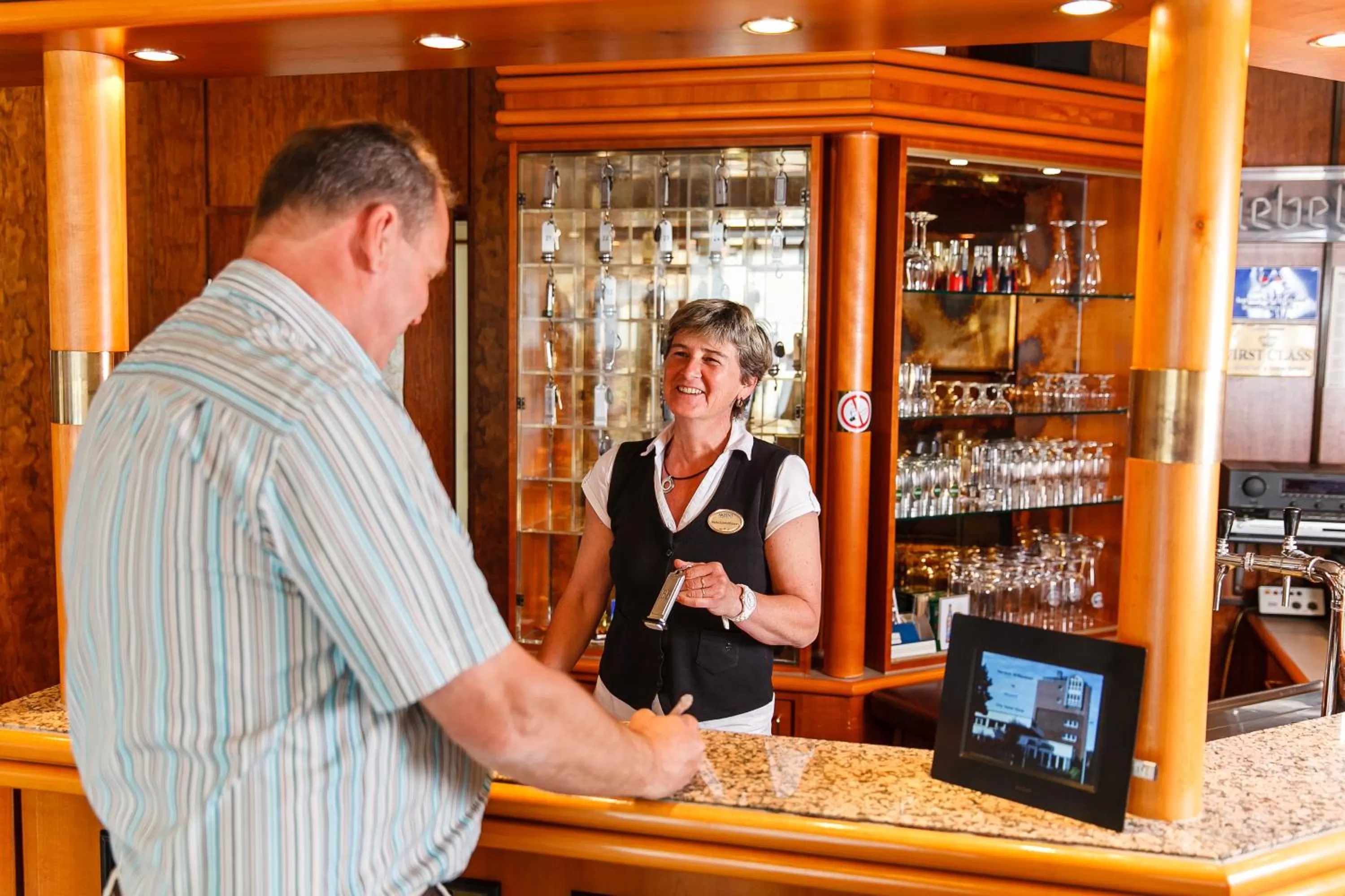 Lobby or reception in Akzent City-Hotel Kleve