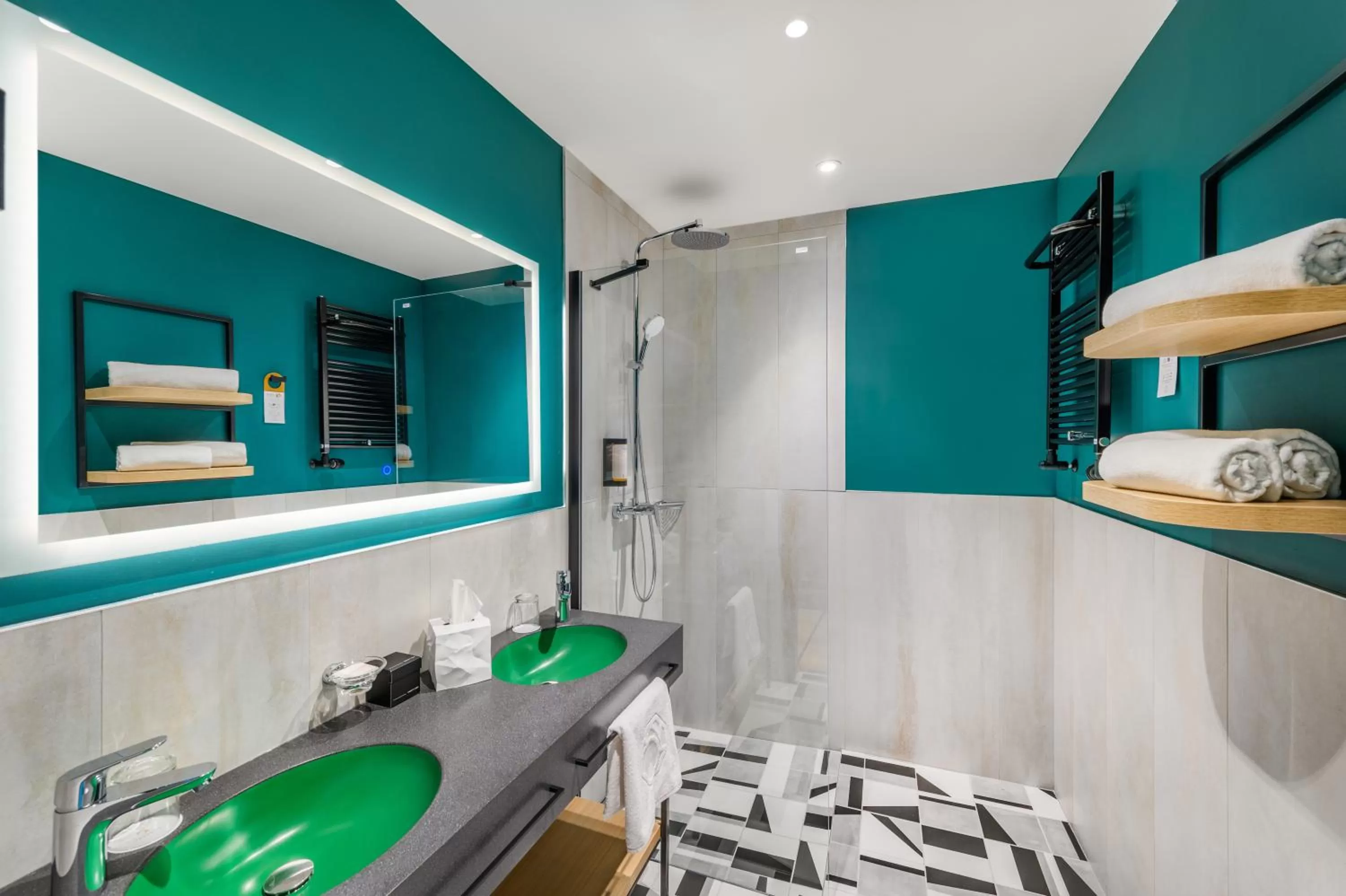 Bathroom in Hotel Oktogon Haggenmacher by Continental Group