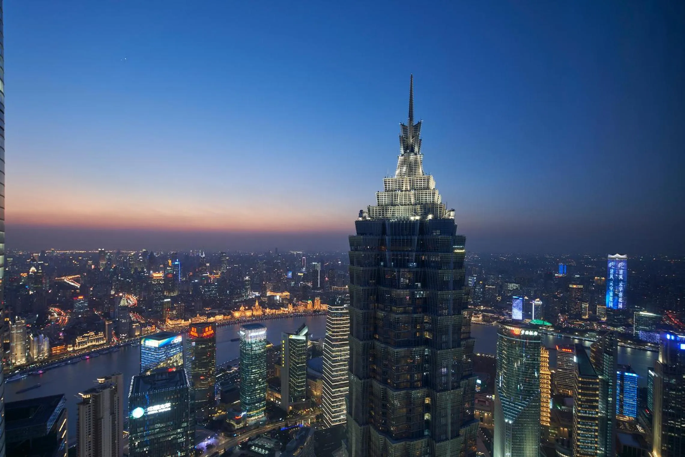 City view in Park Hyatt Shanghai
