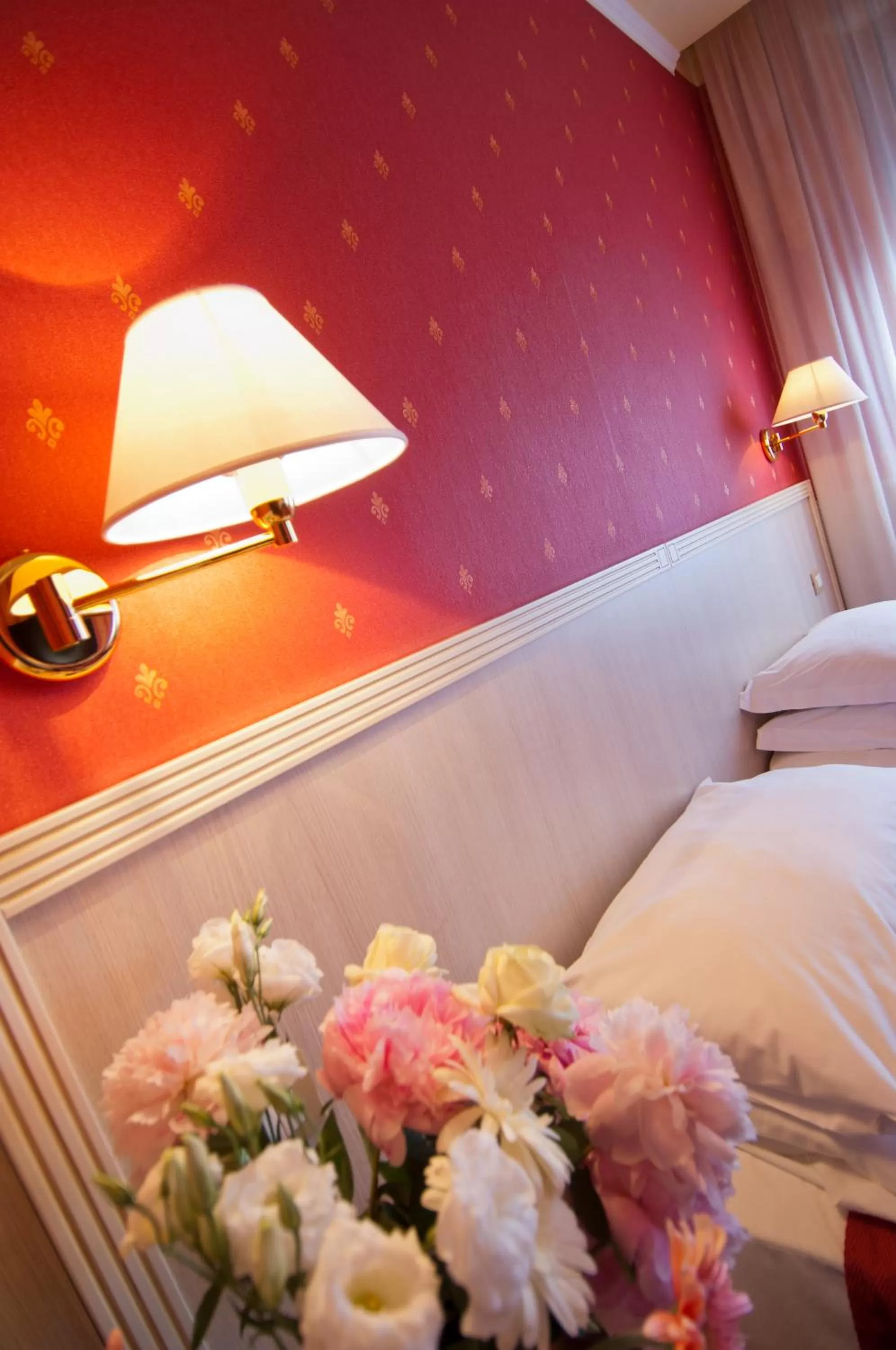 Decorative detail, Bed in Hotel Garda