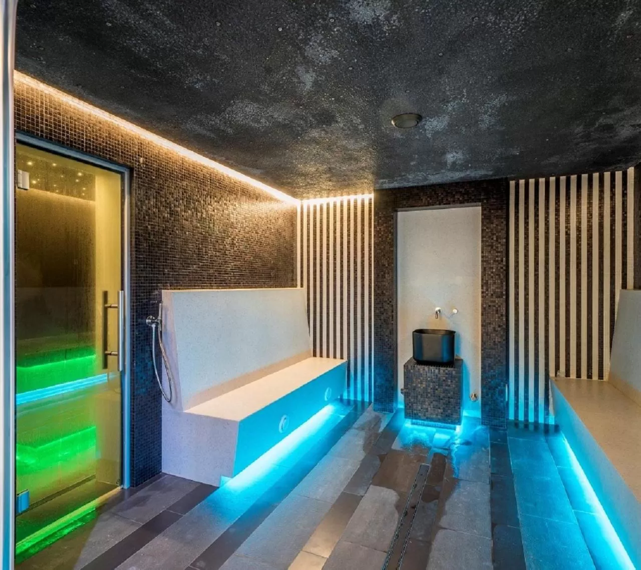 Steam room in Wellton Riverside SPA Hotel