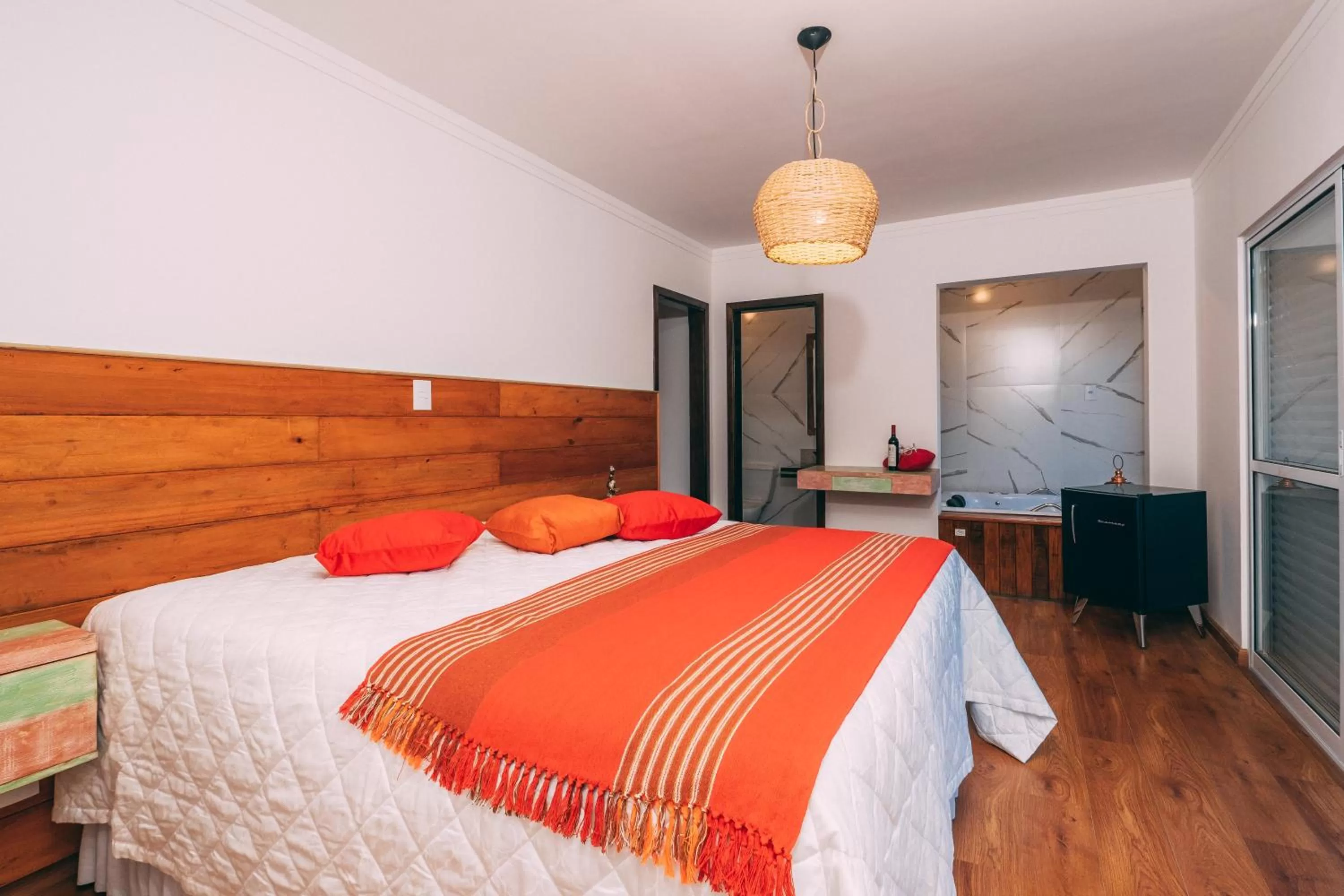 Bed in Pousada Trem Chic