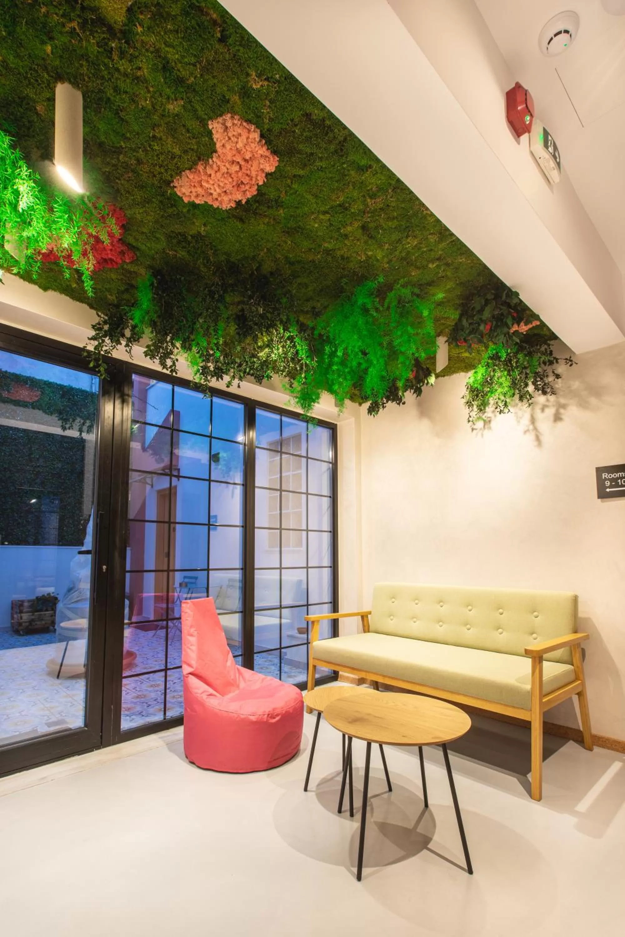 Seating area in PAREA Athens