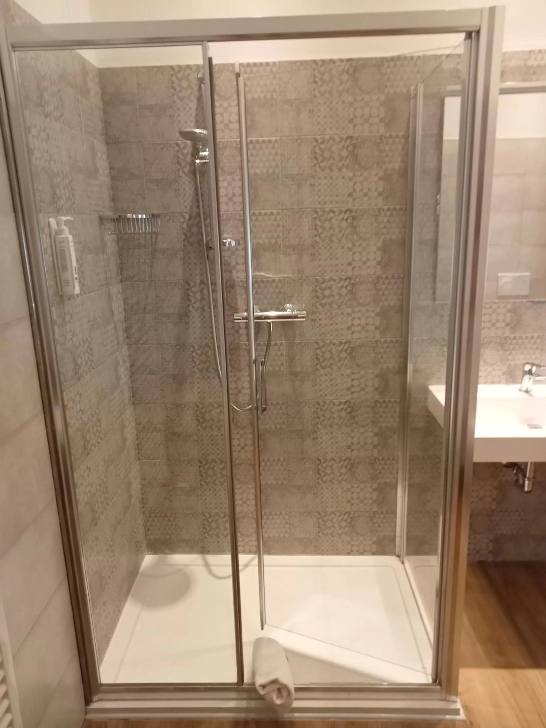 Shower in Hotel Porta Rivera