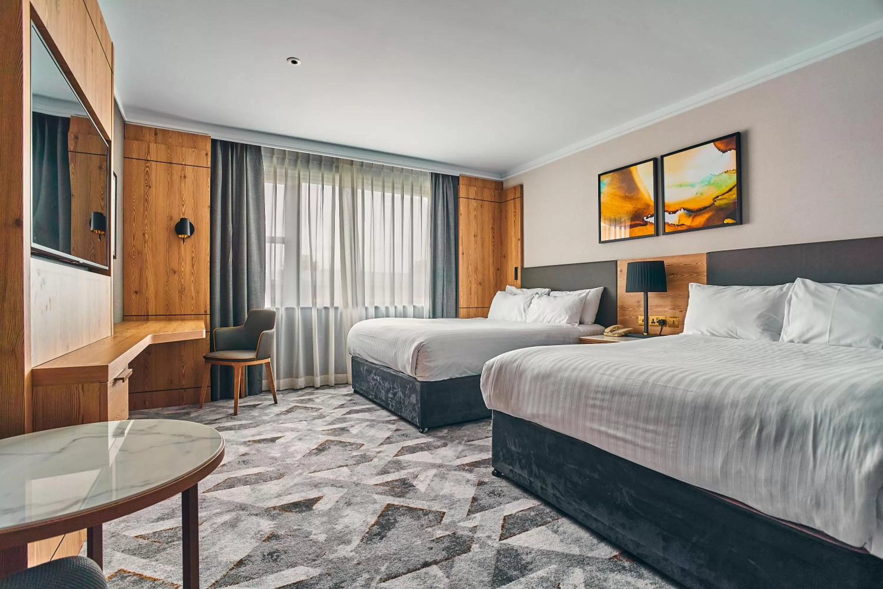 Double Room with Two Double Beds in Crowne Plaza Marlow, an IHG Hotel