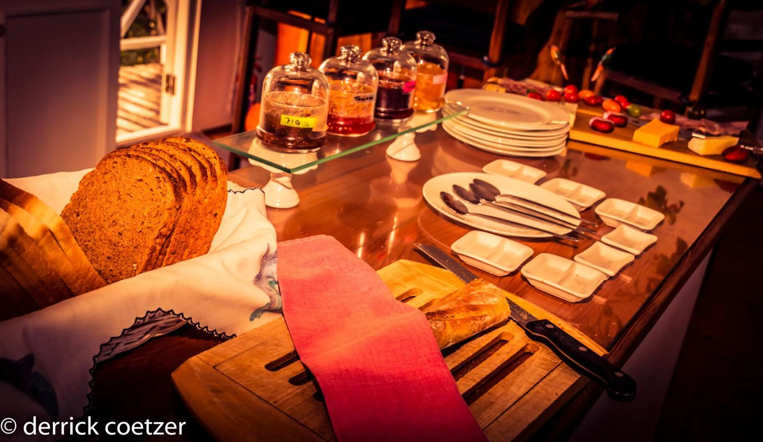 Continental breakfast in Brenton Beach House