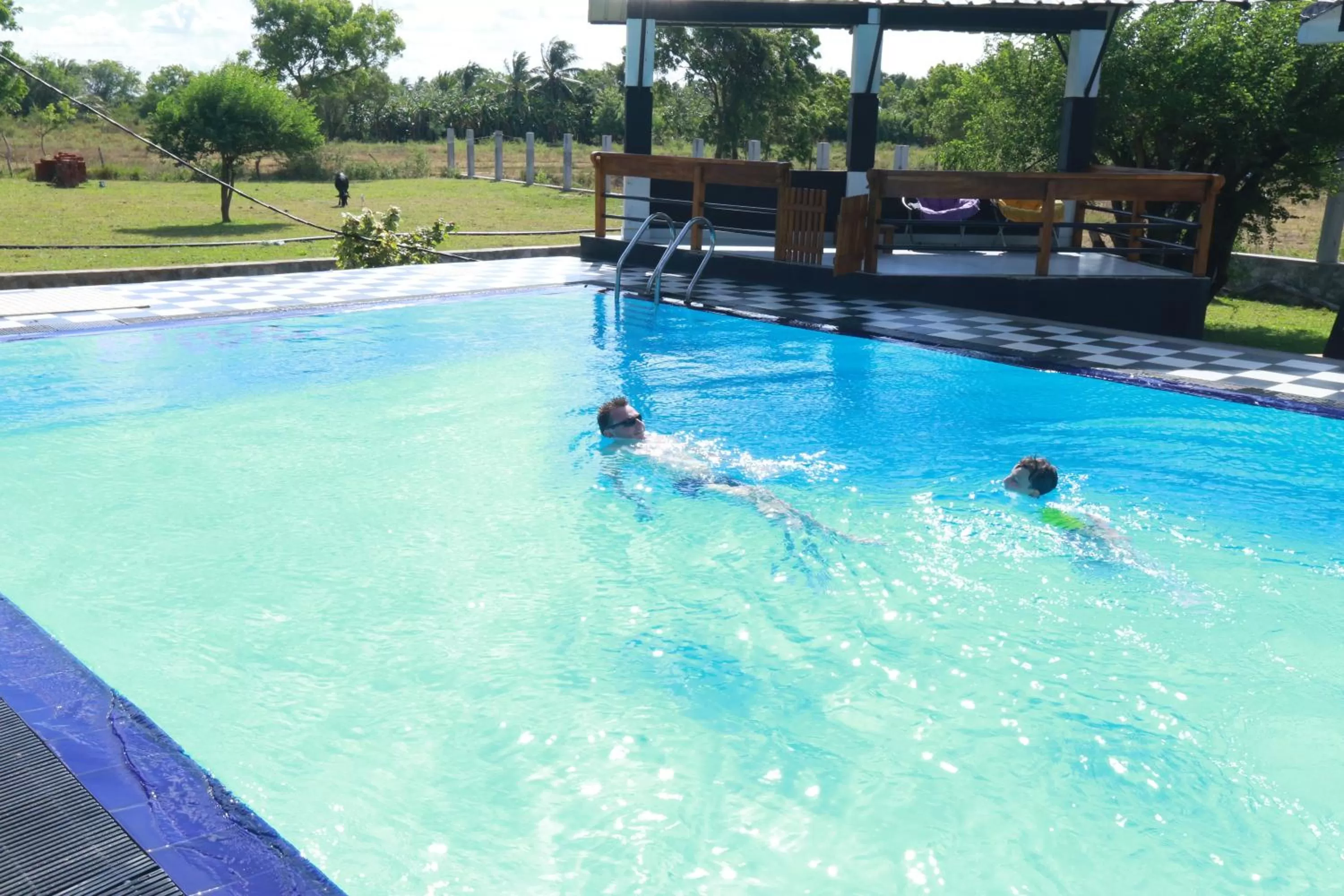 Swimming pool in Eco Hotel Black & White - Anuradhapura