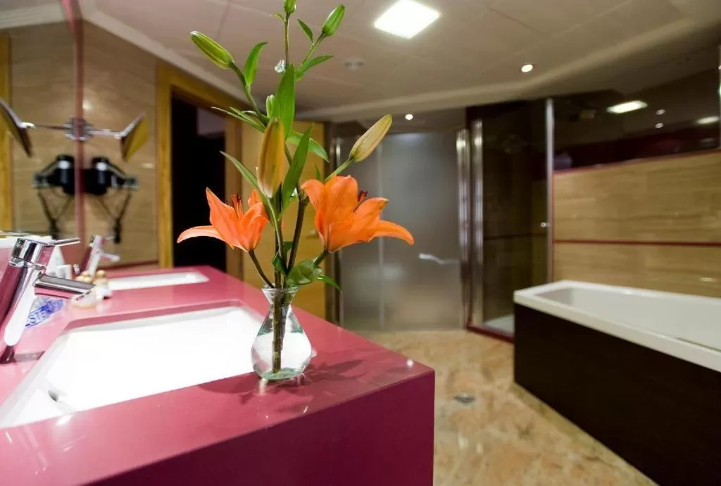 Shower, Bed in Hotel El Churra