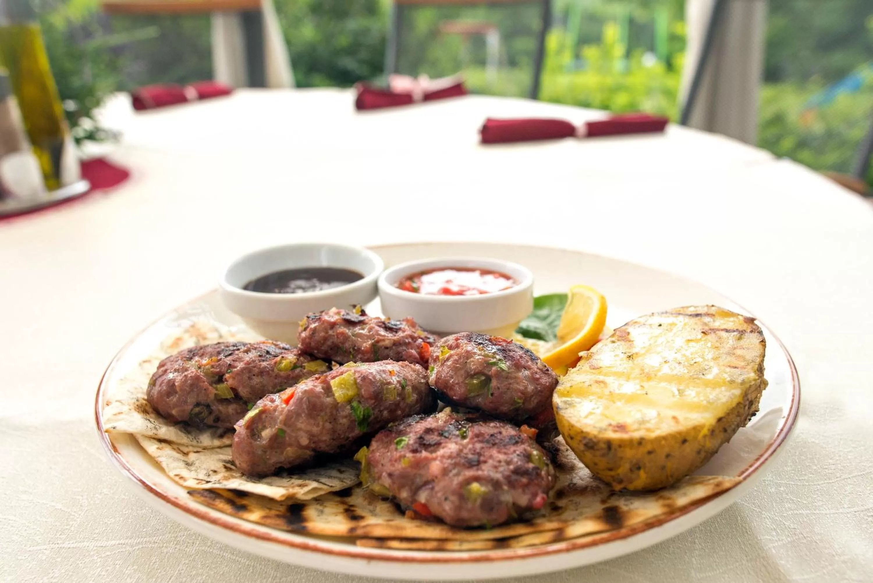 Food close-up in RAYA Garden - Park Hotel & Winery