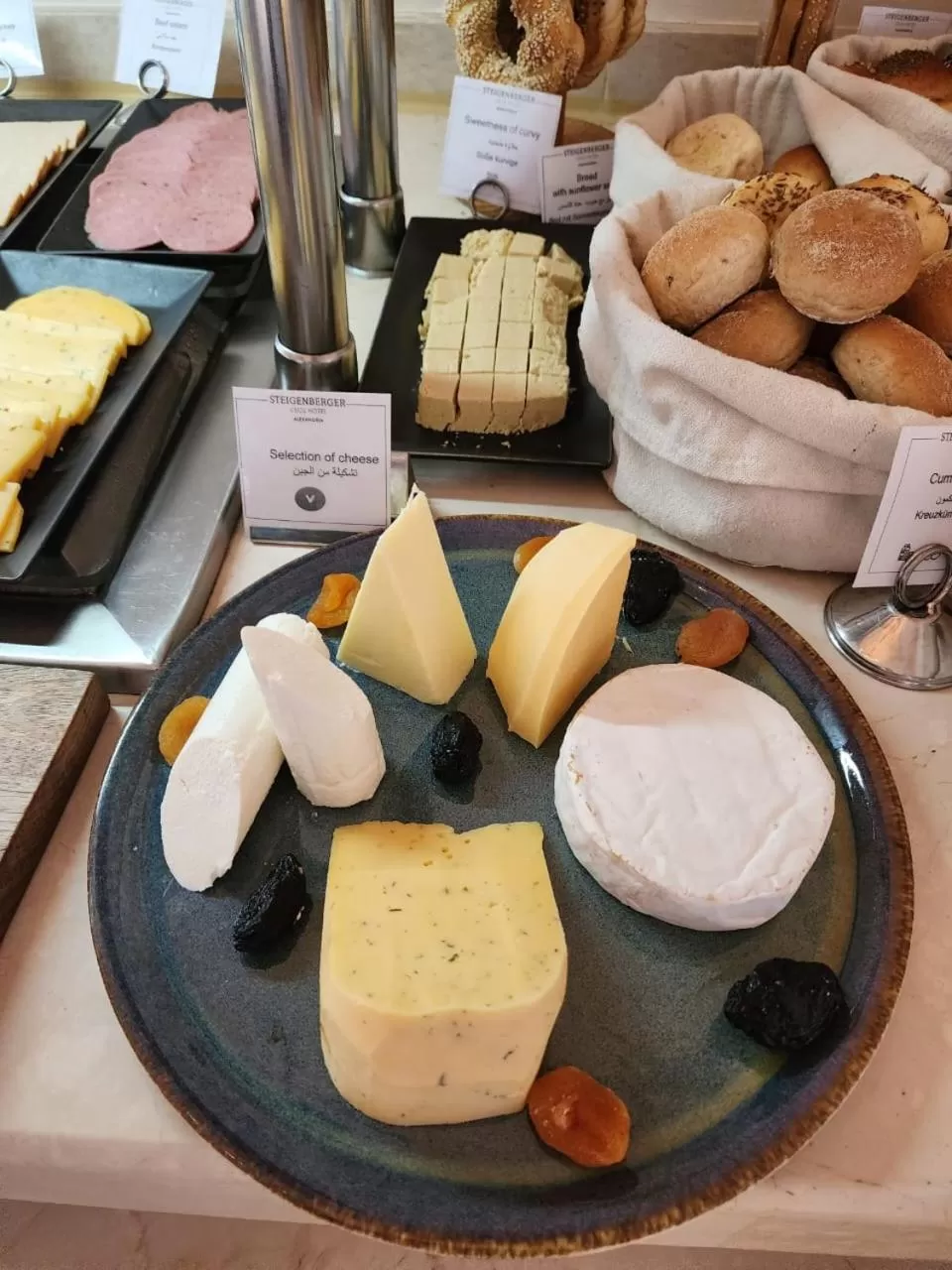 Breakfast in Steigenberger Cecil Hotel Alexandria