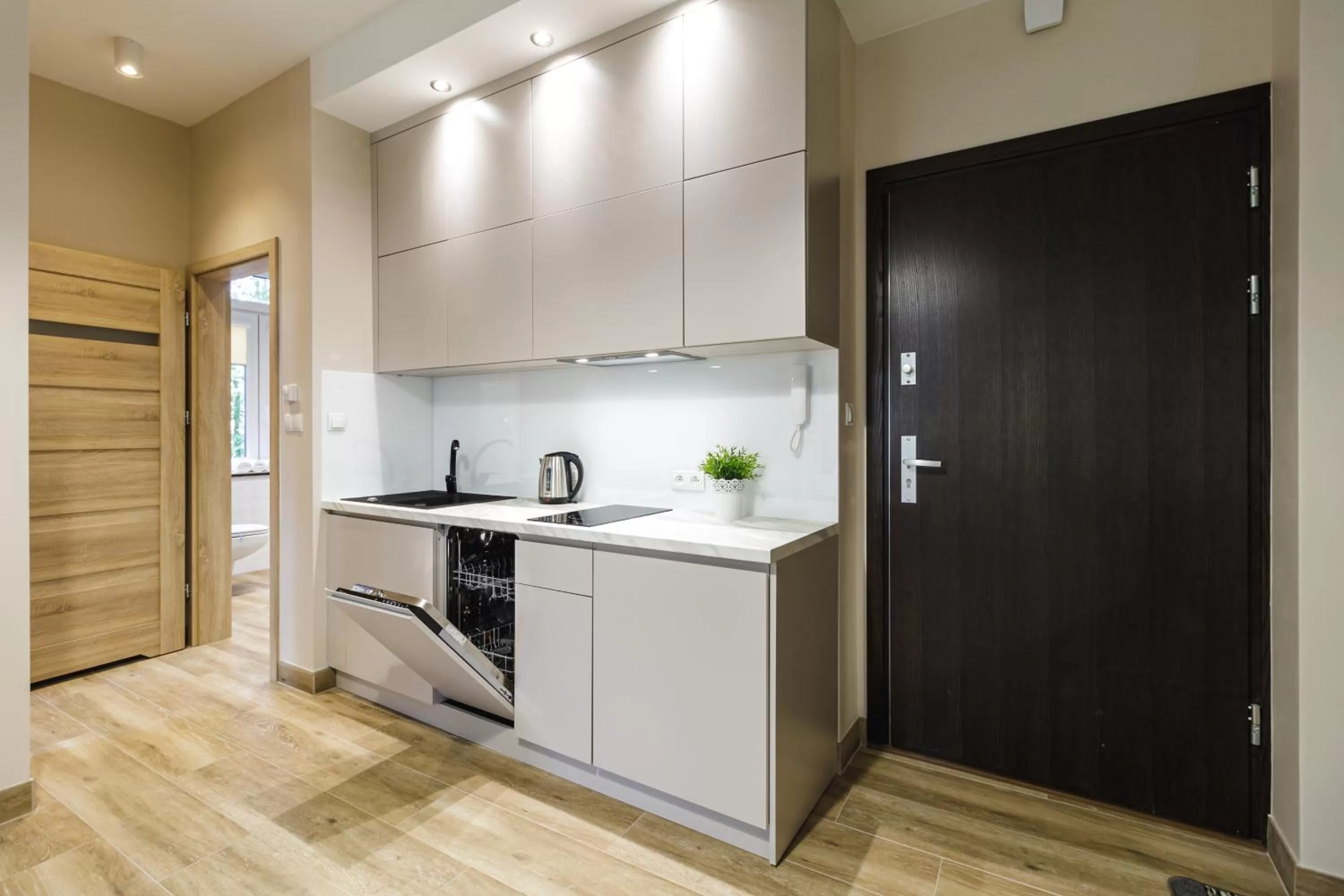 Kitchen or kitchenette, Kitchen/Kitchenette in Jagiellońska Residence
