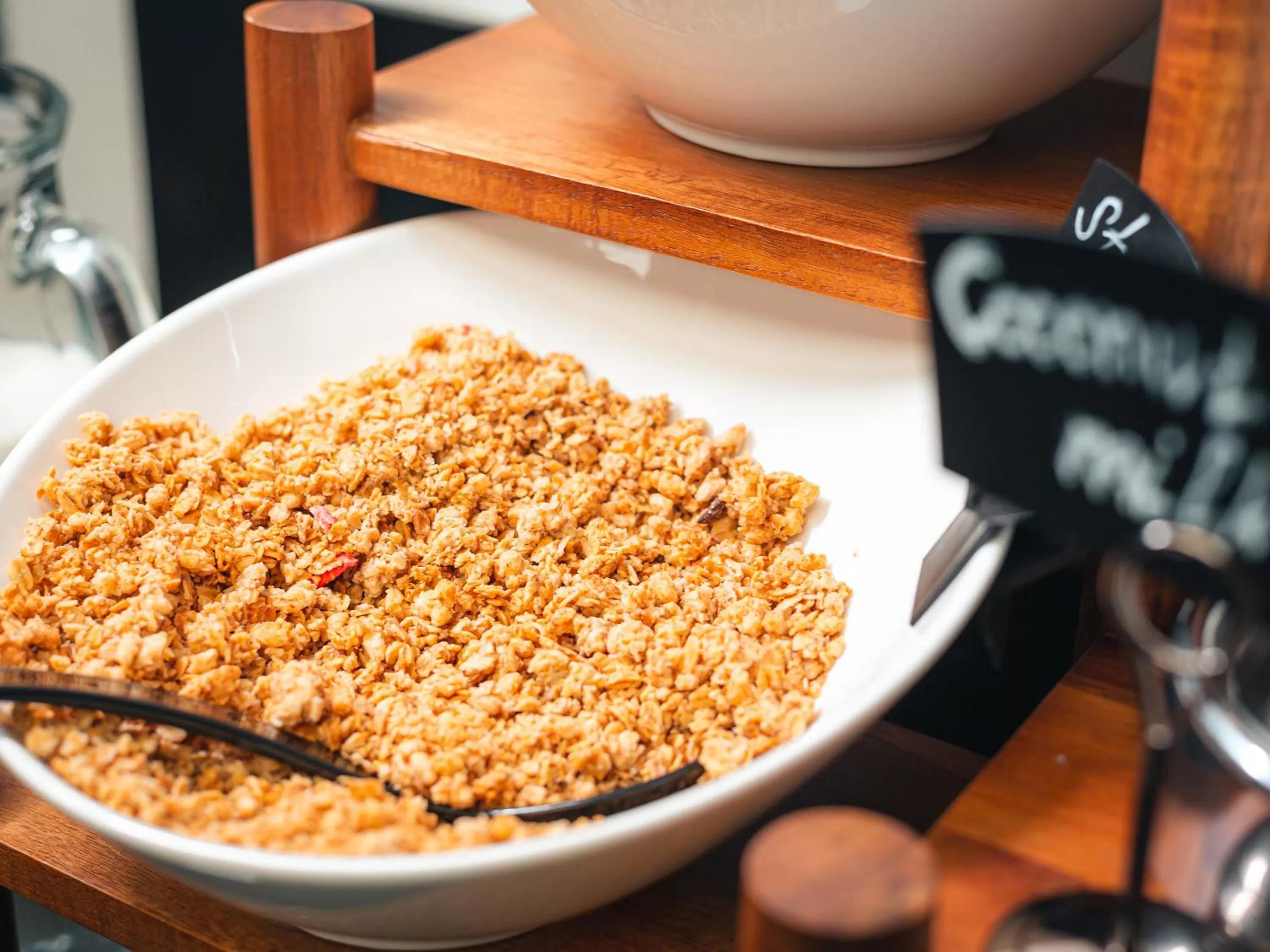 Buffet breakfast in EA ApartHotel Melantrich