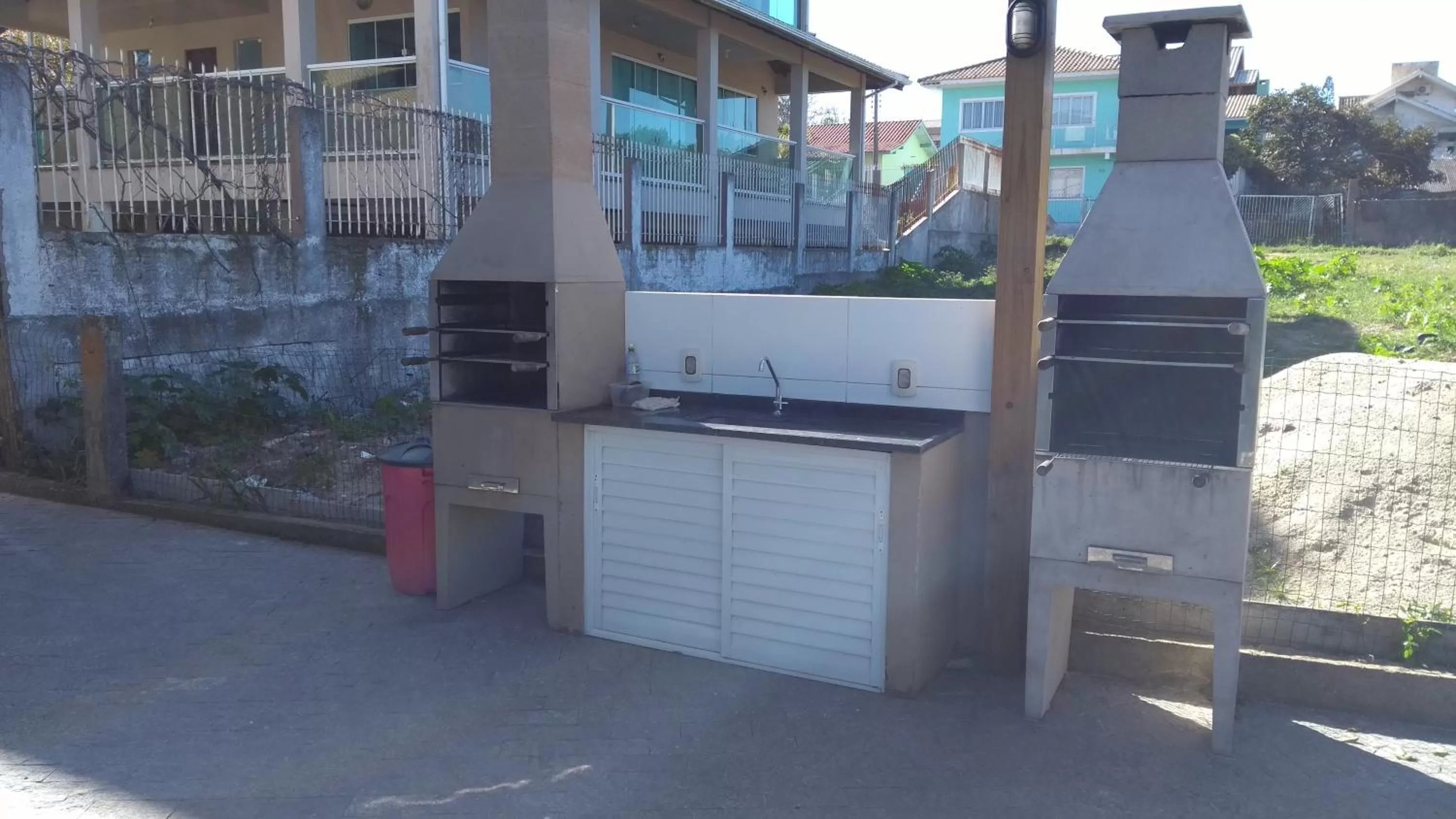 BBQ facilities in Casa da Marilú