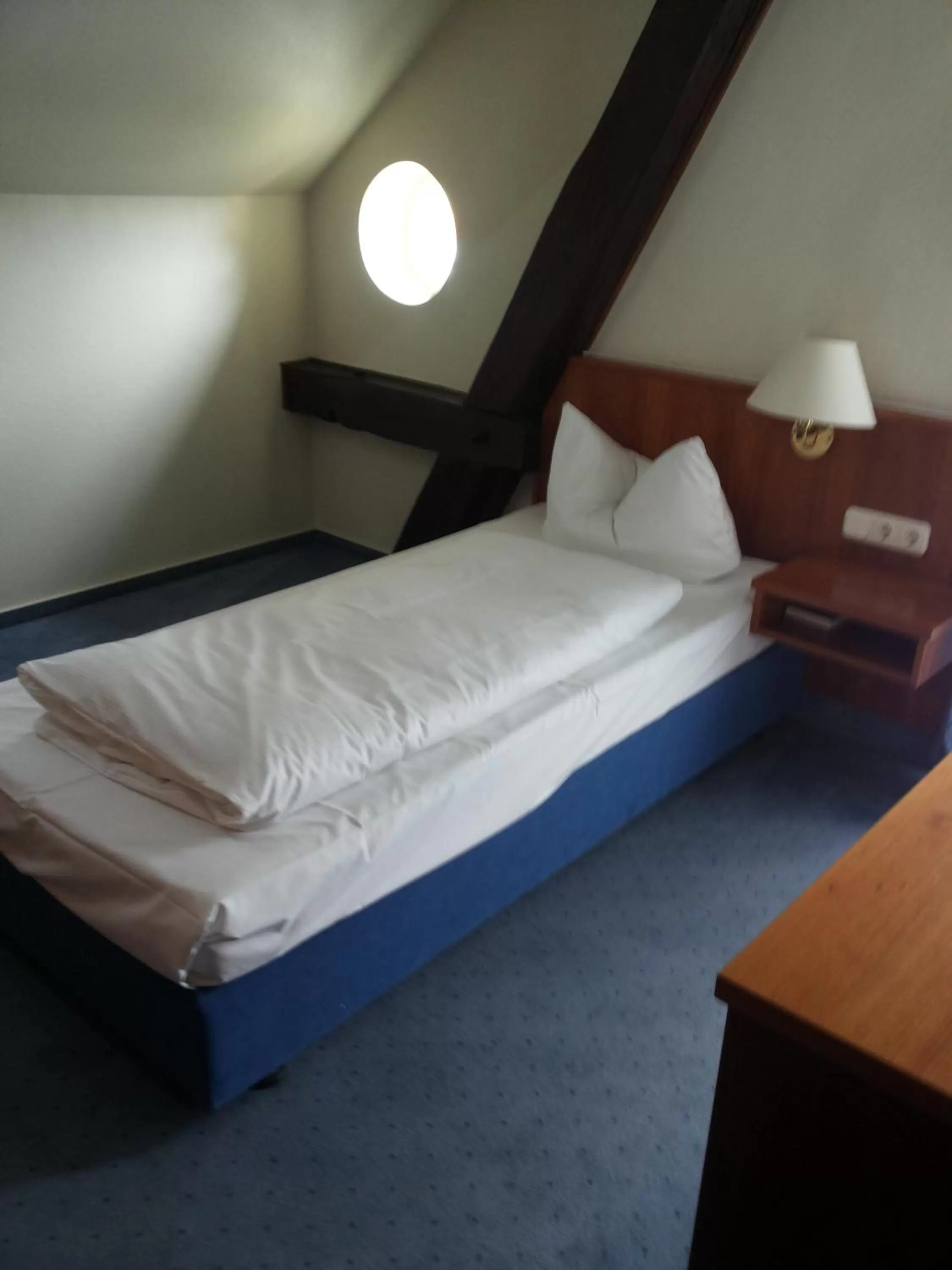 Shower, Bed in Hotel Mühlenhof Lollar