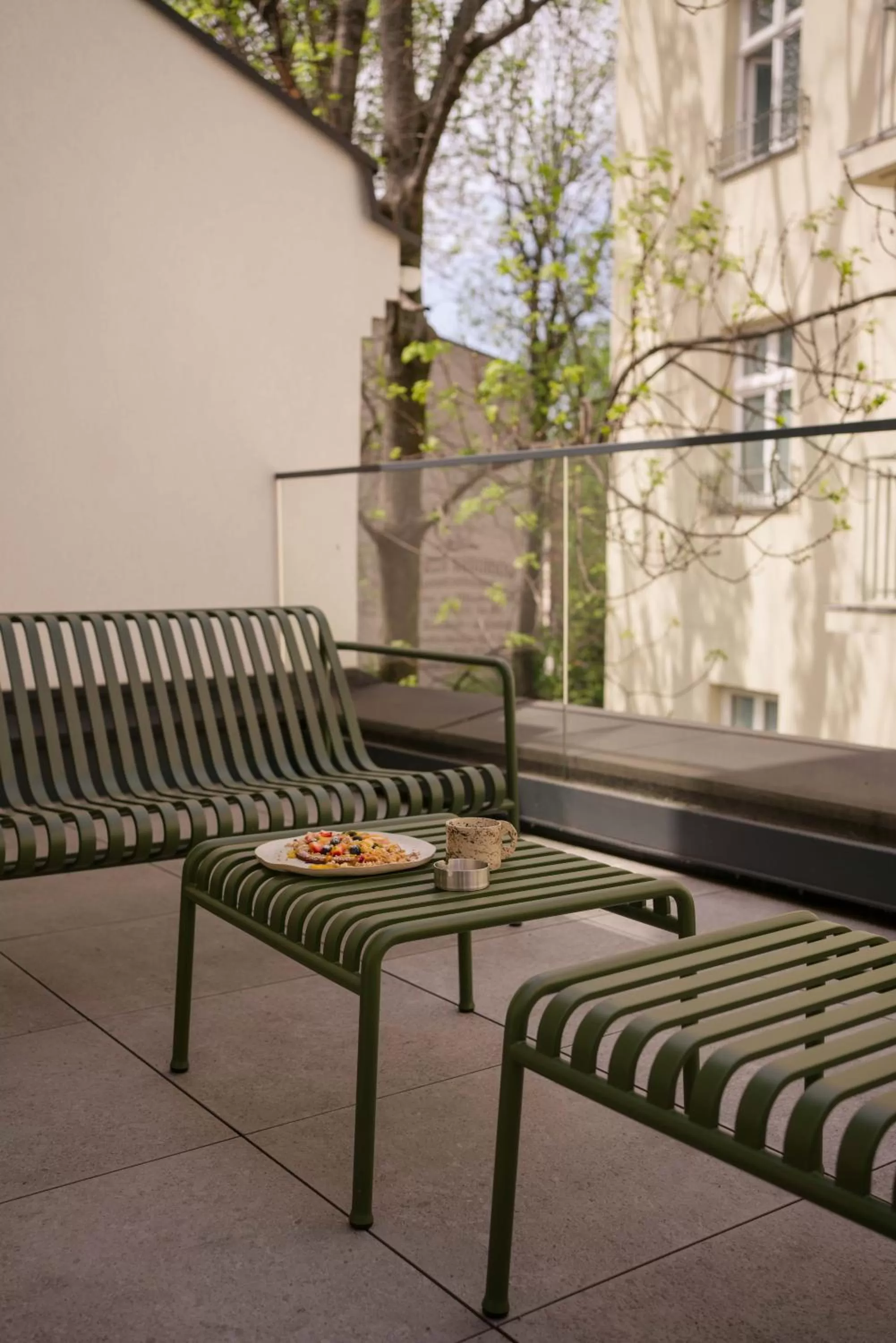 Balcony/Terrace in Warszauer Hotel