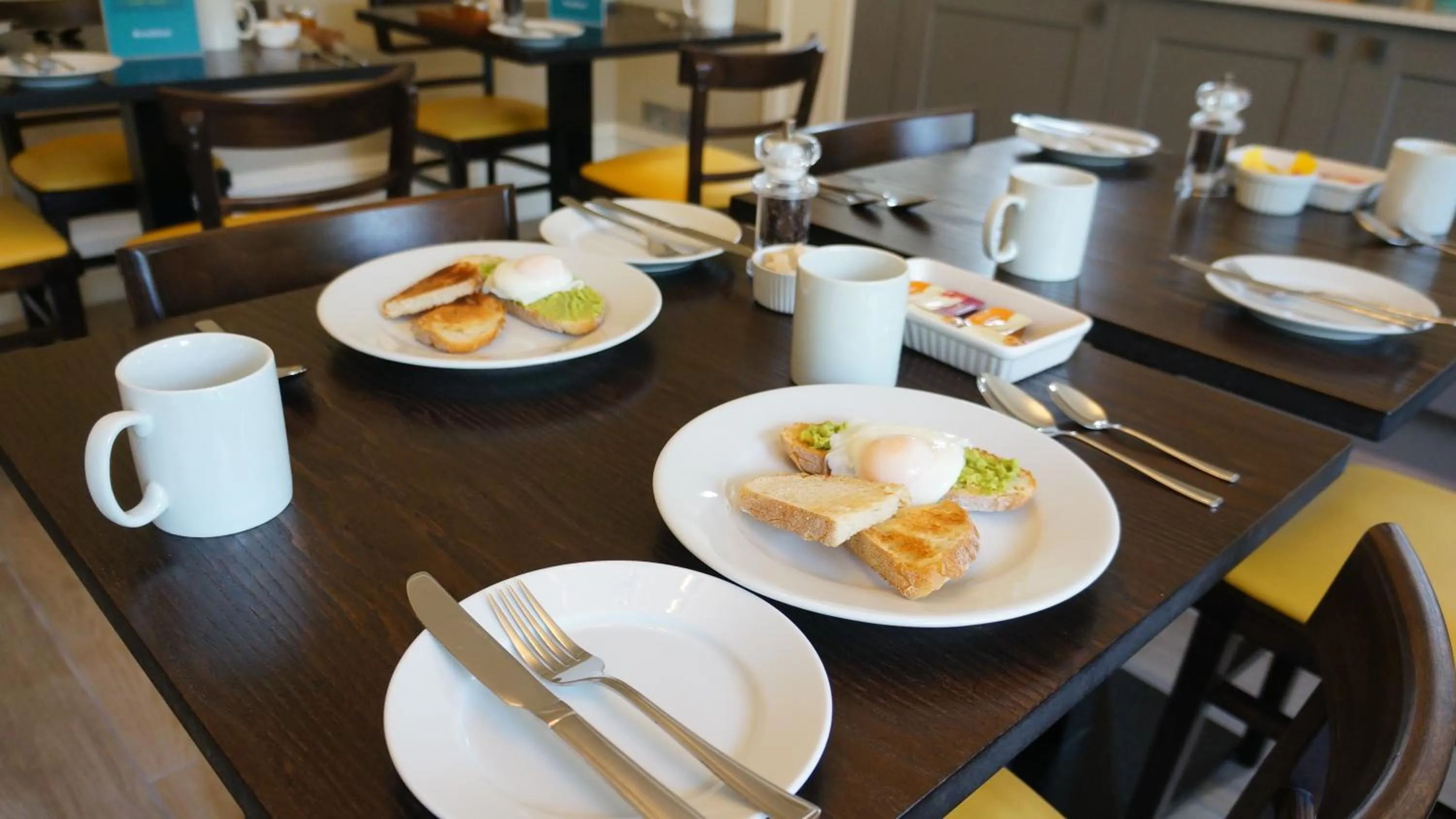 Food close-up in The Lawn Guest House Gatwick