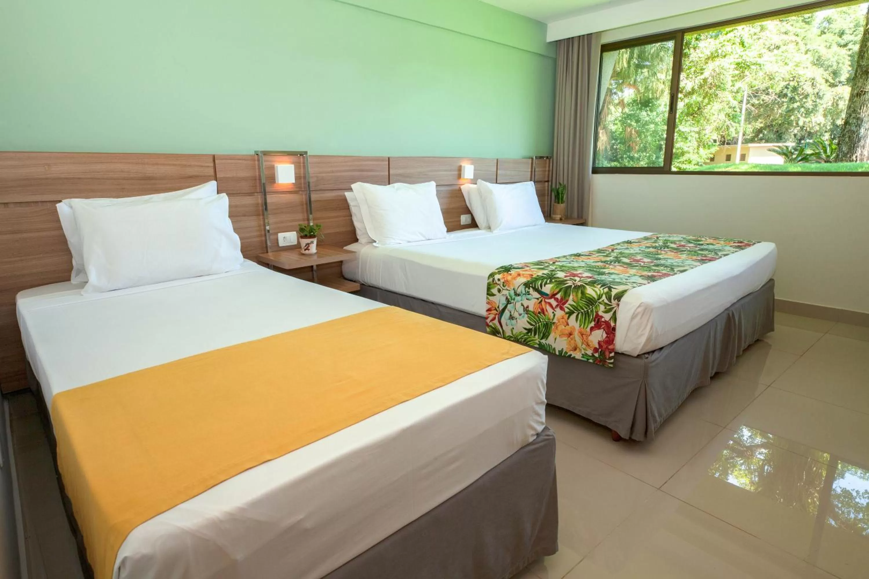 Bed in Vivaz Cataratas Hotel Resort